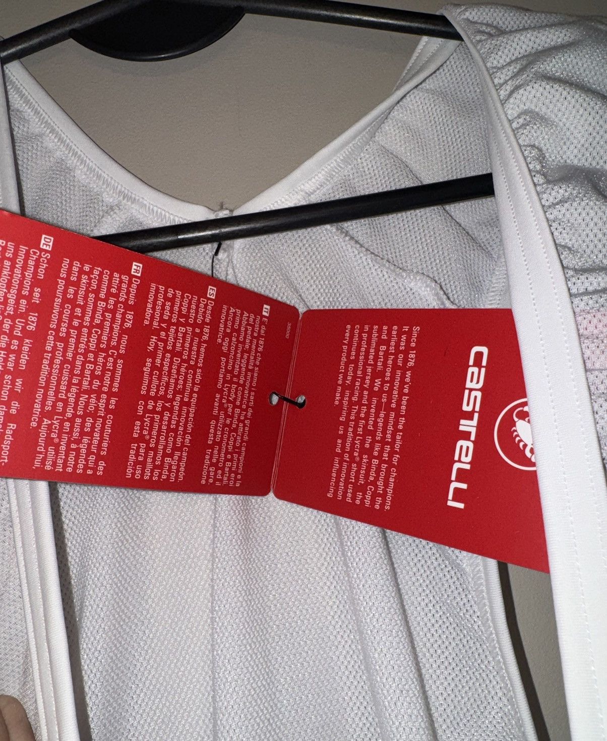 Bicycle Castelli bib shorts bicycle jersey sport Size US 32 / EU 48 - 7 Thumbnail