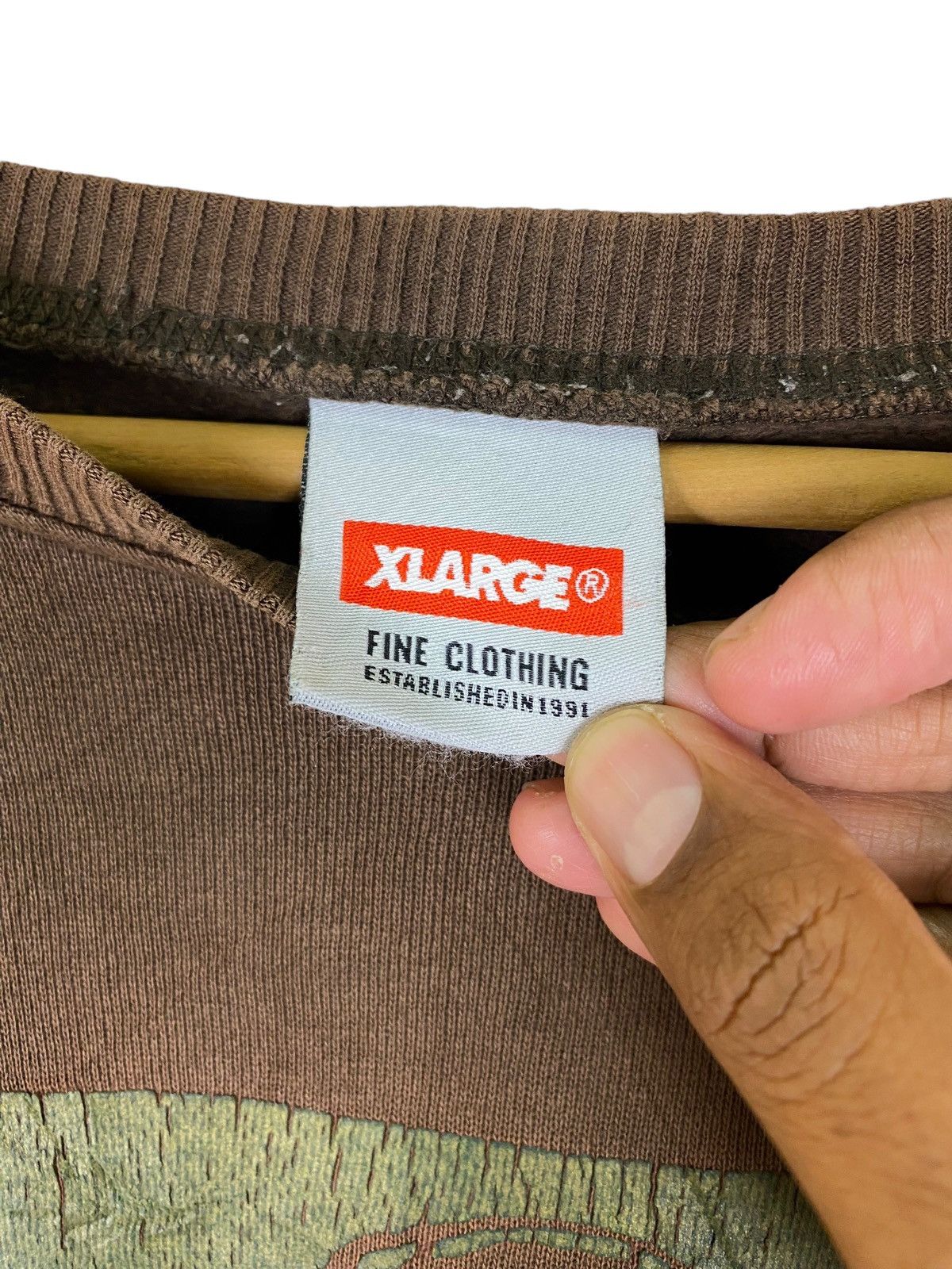Vintage × Xlarge Vintage Trashed Xlarge Big Logo Sweatshirt Size US M / EU 48-50 / 2 - 9 Thumbnail