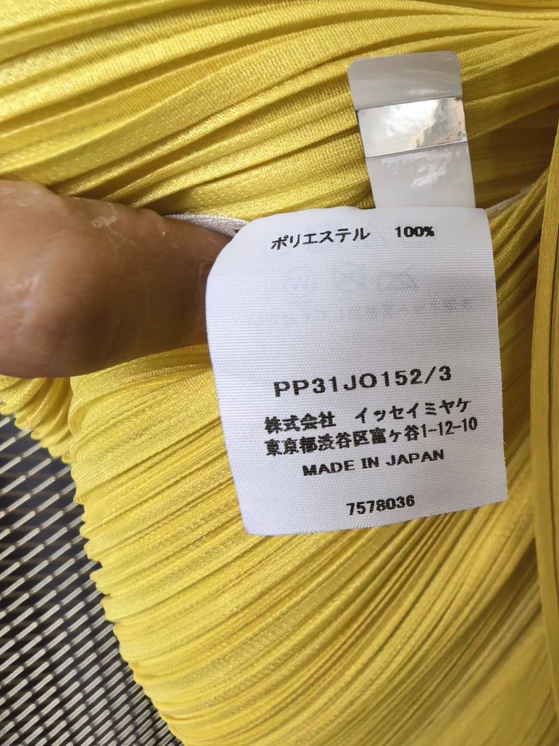 Issey Miyake Issey Miyake size:3 Yellow pleated cardigan coat Size M / US 6-8 / IT 42-44 - 4 Thumbnail