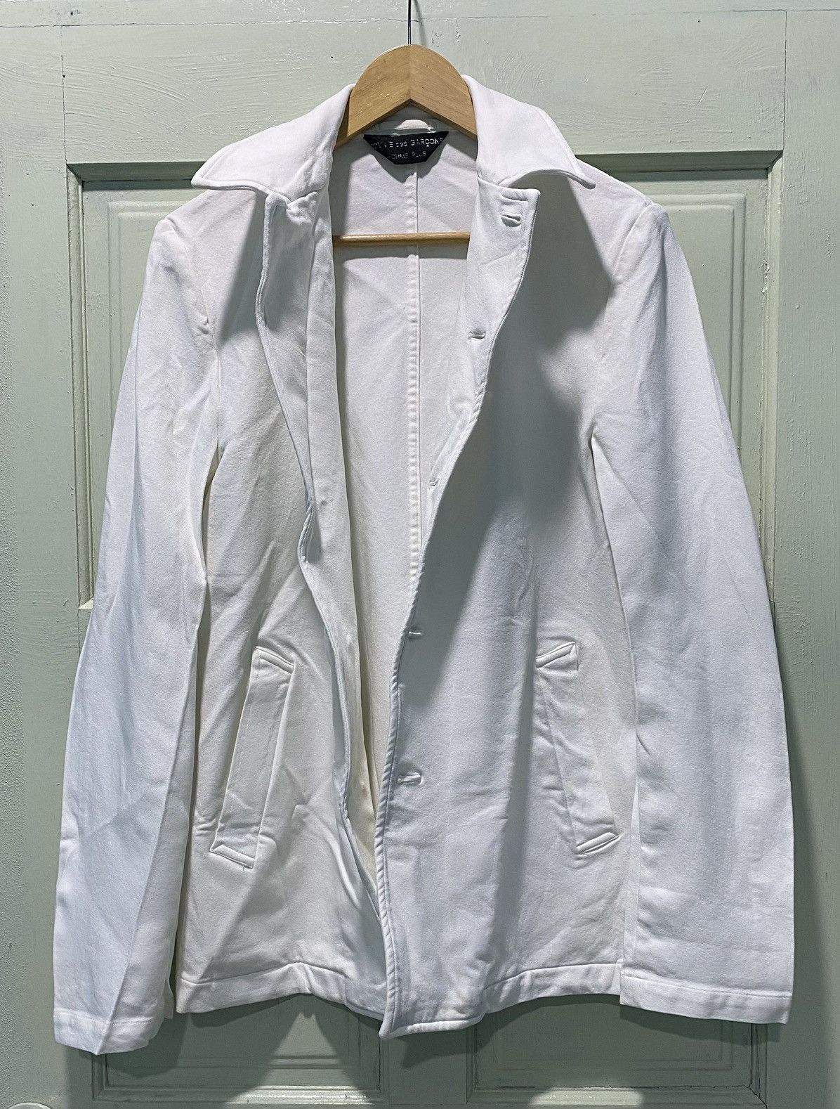 Comme des Garcons Homme Plus SS99 COMME des GARCONS Frill Period Polyester Shrunken Jcket Size US M / EU 48-50 / 2 - 3 Thumbnail