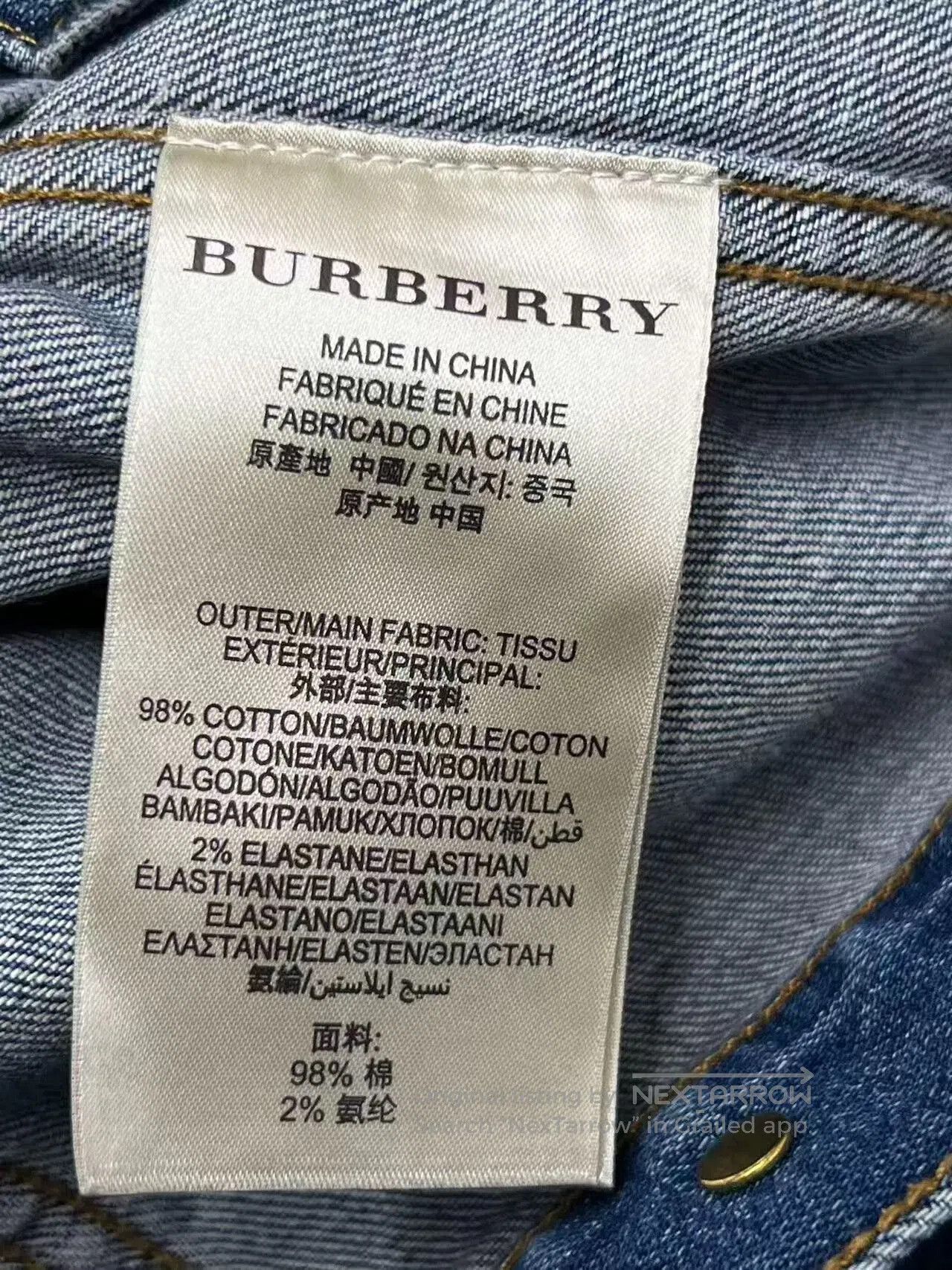 Burberry Burberry Denim Jacket Size M. Size US M / EU 48-50 / 2 - 4 Thumbnail