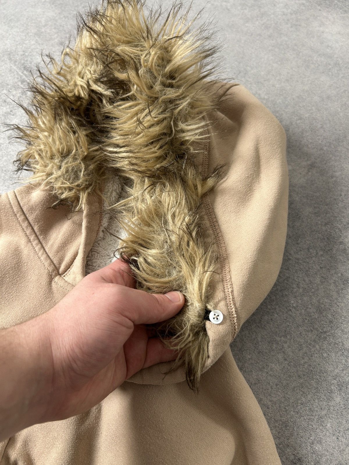If Six Was Nine Hollister Y2k Fur zip-hoodies LGB style Size US M / EU 48-50 / 2 - 4 Thumbnail