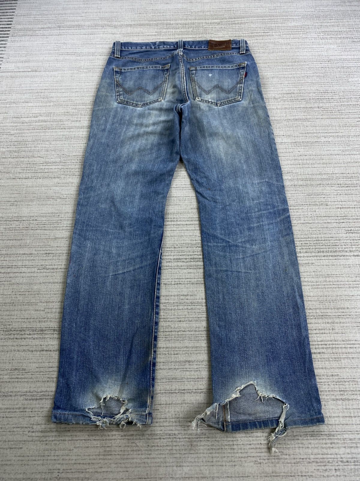 Edwin × Japanese Brand × Vintage Vintage Edwin 403 Japan Distressed Denim Jeans Size US 32 / EU 48 - 2 Thumbnail