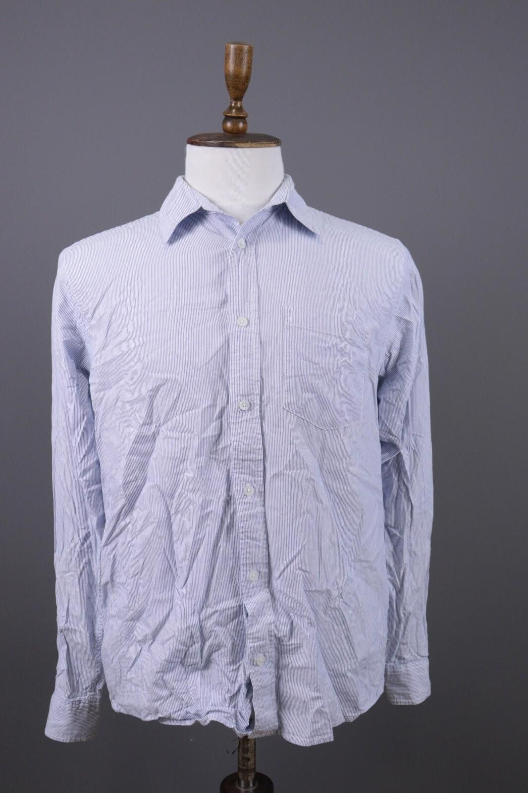 Eton Eton Slim Blue Luxury Button Down Shirt Size 44 / 17 1/2 Size US M / EU 48-50 / 2 - 1 Thumbnail