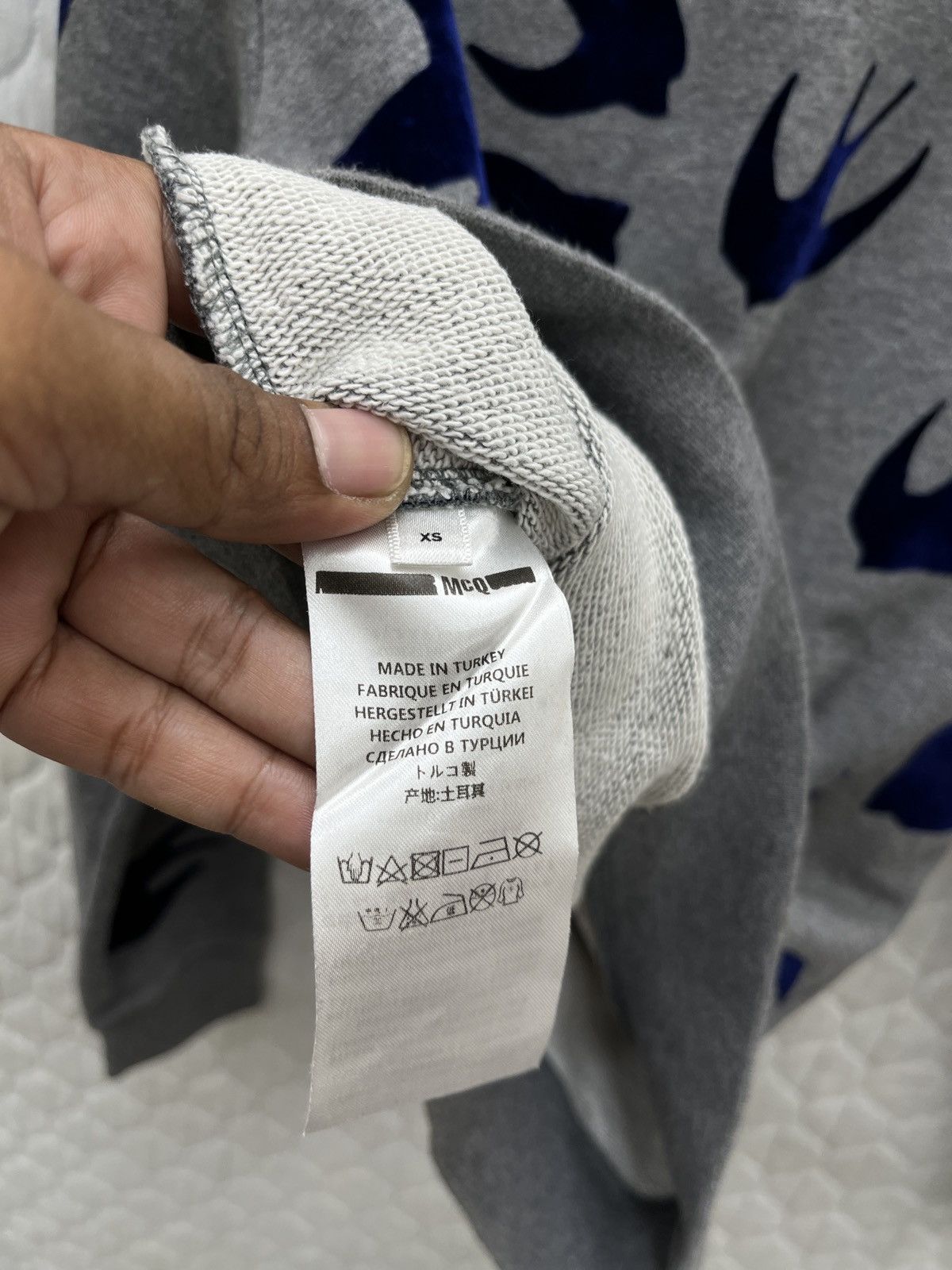Alexander McQueen 🔥STEALS🔥 MCQ SWEATSHIRT SWALLOW PRINT Size US XS / EU 42 / 0 - 8 Thumbnail