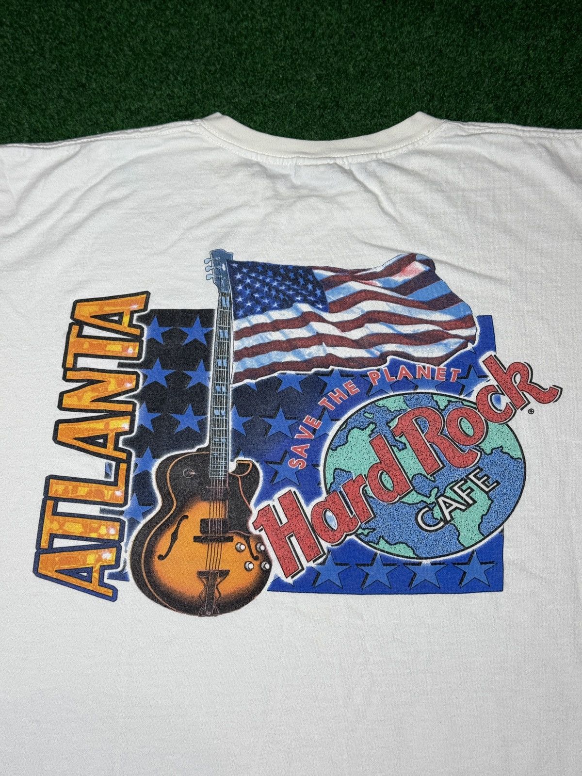 Hard Rock Cafe Hard Rock Cafe Atlanta Vintage 90s White Graphic L T Shirt Size US L / EU 52-54 / 3 - 2 Thumbnail