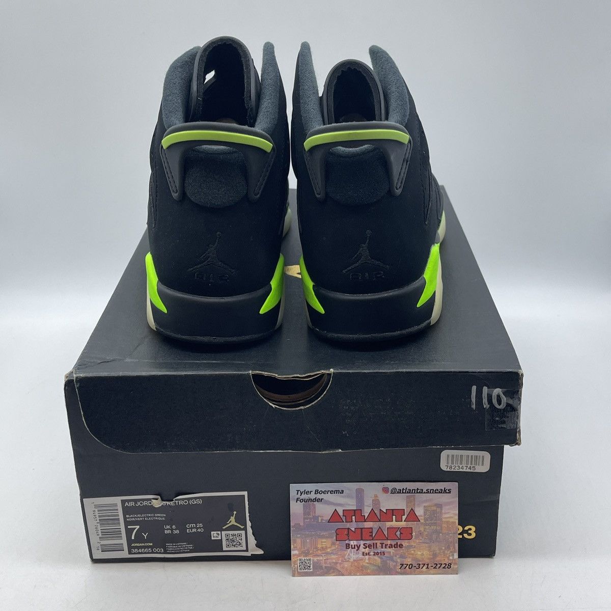 Jordan Brand Air Jordan 6 electric green Size US 7 / EU 40 - 3 Thumbnail