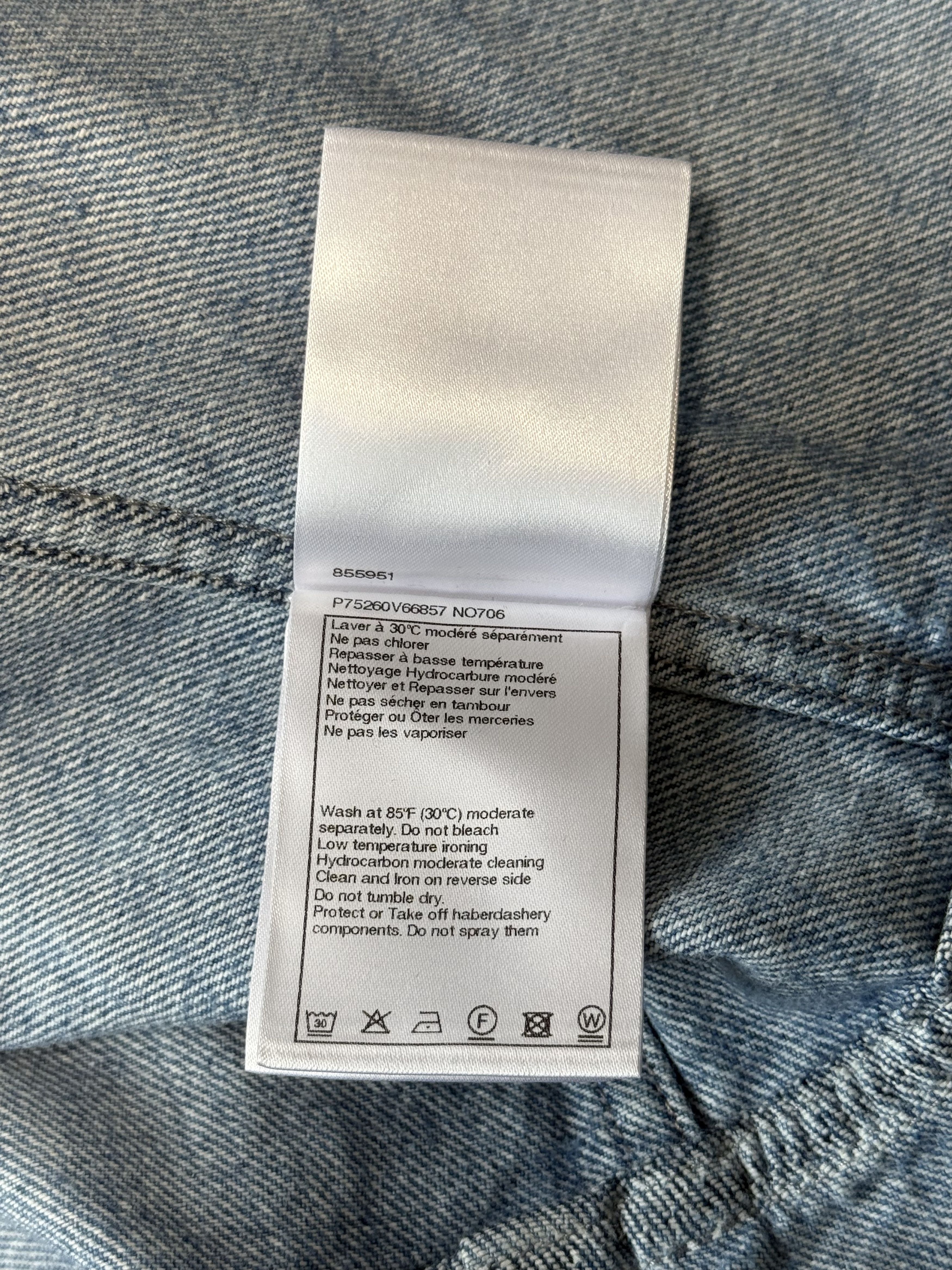 Chanel Chanel 23A CC Camelia Peplum Denim Jacket 34 Size XS / US 0-2 / IT 36-38 - 15 Thumbnail