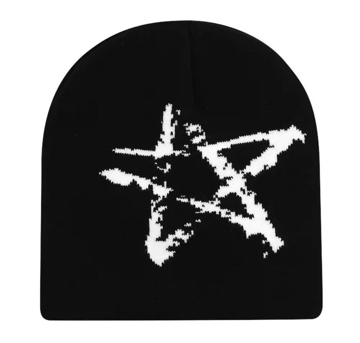 Japanese Brand Star Beanie Hat Size ONE SIZE - 1 Thumbnail