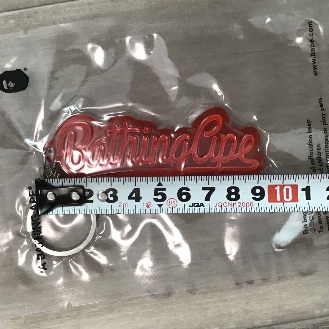 Bape BAPE LOGO keychain red a bathing ape Size ONE SIZE - 3 Thumbnail