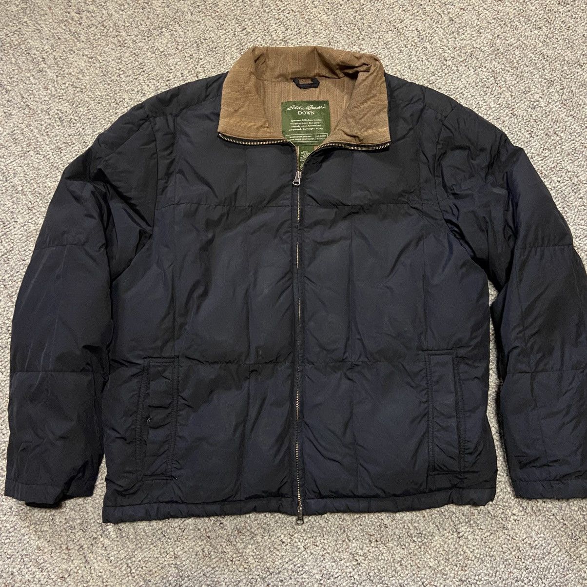 Eddie Bauer Goose Down Puffer Jacket Used Size US XL / EU 56 / 4 - 1 Thumbnail