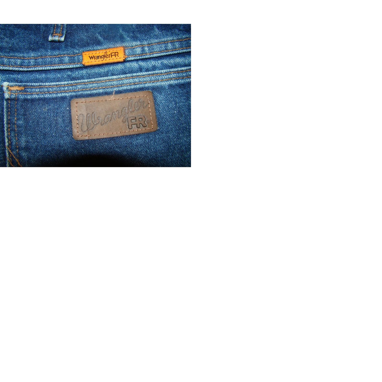 Wrangler Wrangler FR Mens 40 x 32 Jeans Flame Resistant Original Fit Workwear Denim Blue 5-Pocket Straight Mens Size US 40 / EU 56 - 9 Thumbnail