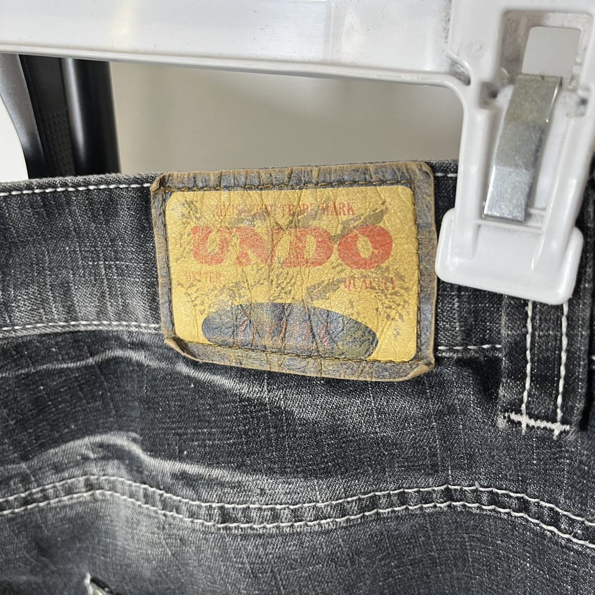 Japanese Brand UNDO Japan Denim Shorts – Embroidered Back Pockets Size US 30 / EU 46 - 6 Thumbnail