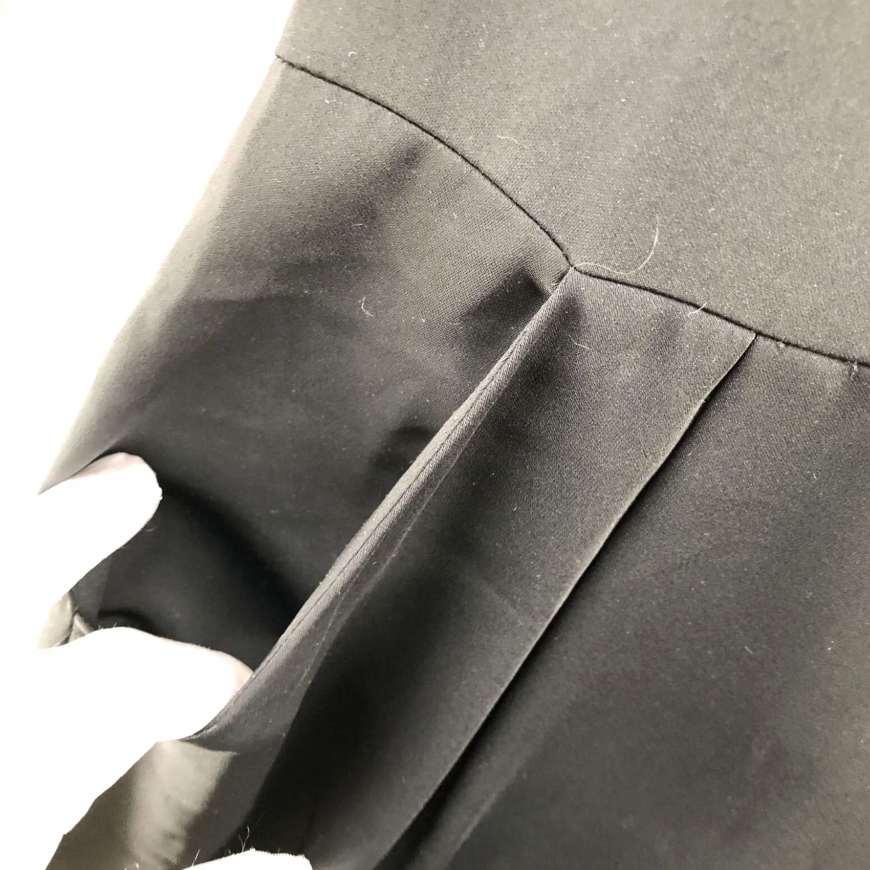 Vintage Tahari Black Mini Dress Size 6 LBD 3/4 Sleeve A-Line Pockets Formal Cocktail Party/Wedding/Workwear Womens Size M / US 6-8 / IT 42-44 - 5 Thumbnail