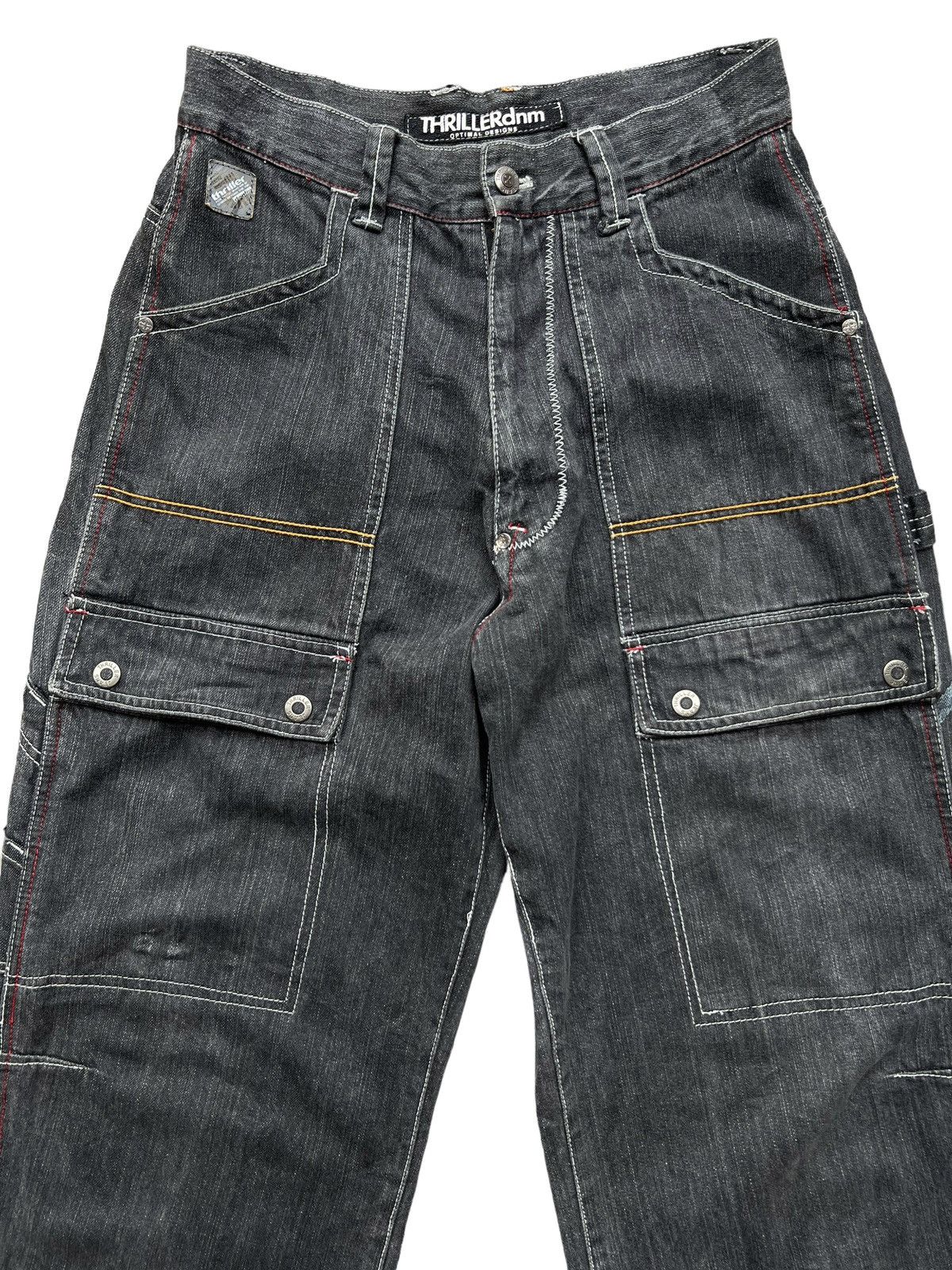 Southpole Optimal Japan Super Baggy Multipocket Denim Jeans Size US 31 - 3 Thumbnail