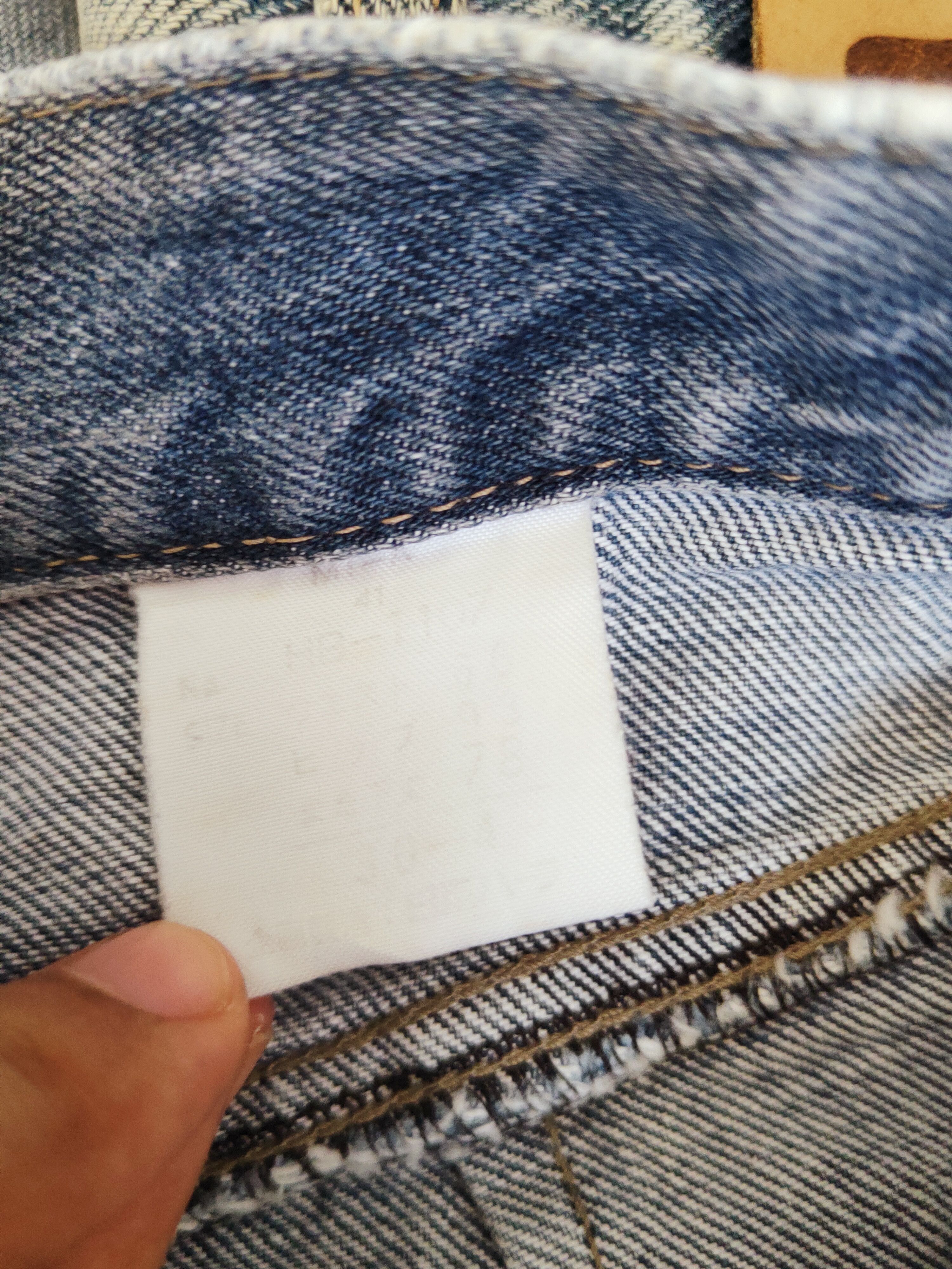 Indigo INDIGO ARTISAN Half Blue Distressed Ripped Jeans #W653 Size US 28 / EU 44 - 16 Thumbnail
