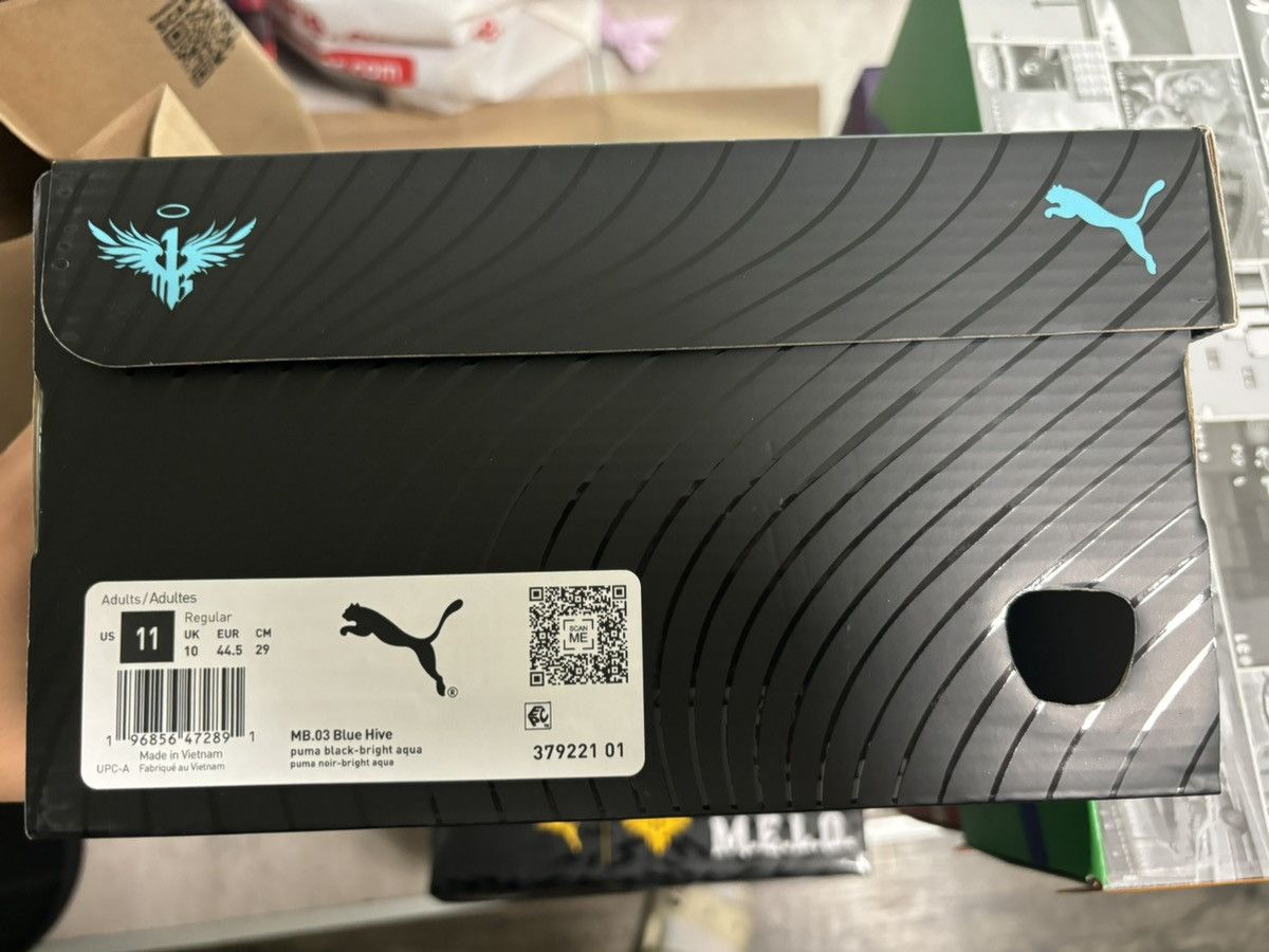Puma PUMA x MB 03 Blue Hive Size US 11 / EU 44 - 8 Thumbnail