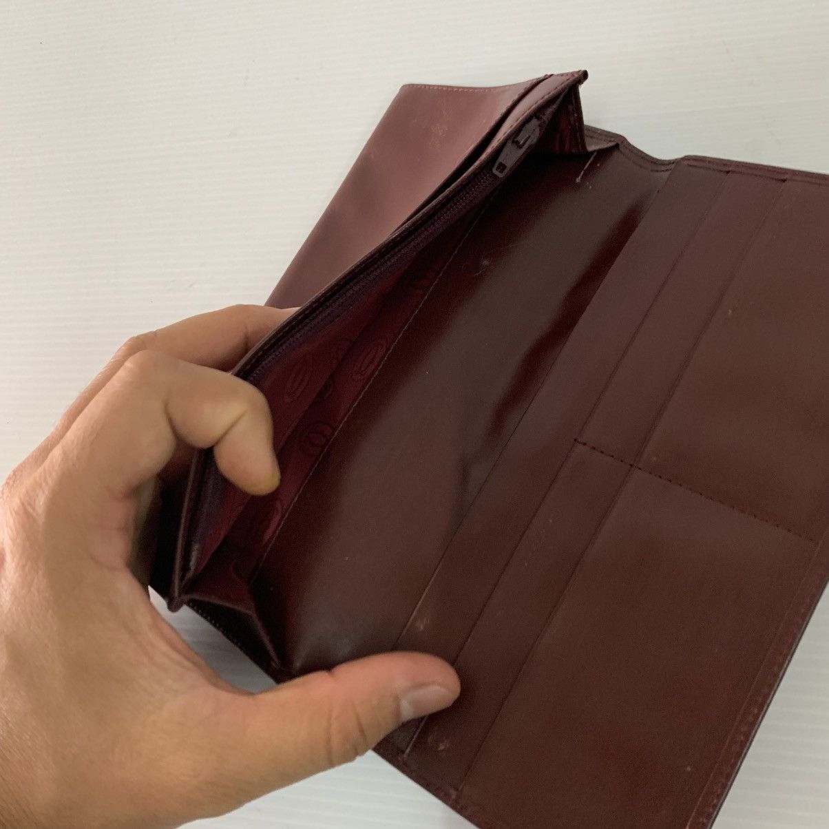 Cartier Cartier Vintage Leather Long Wallet Size ONE SIZE - 9 Thumbnail
