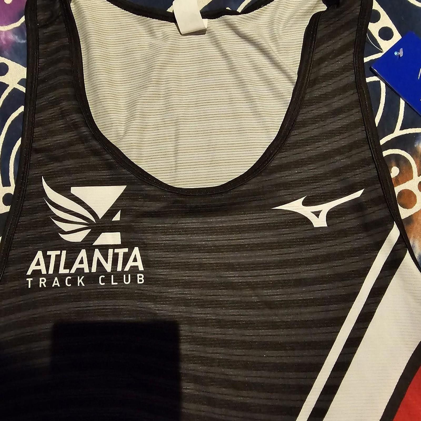 Mizuno Mizuno Men's Black and Red Atlanta Track Club Tank Top Size US S / EU 44-46 / 1 - 3 Thumbnail