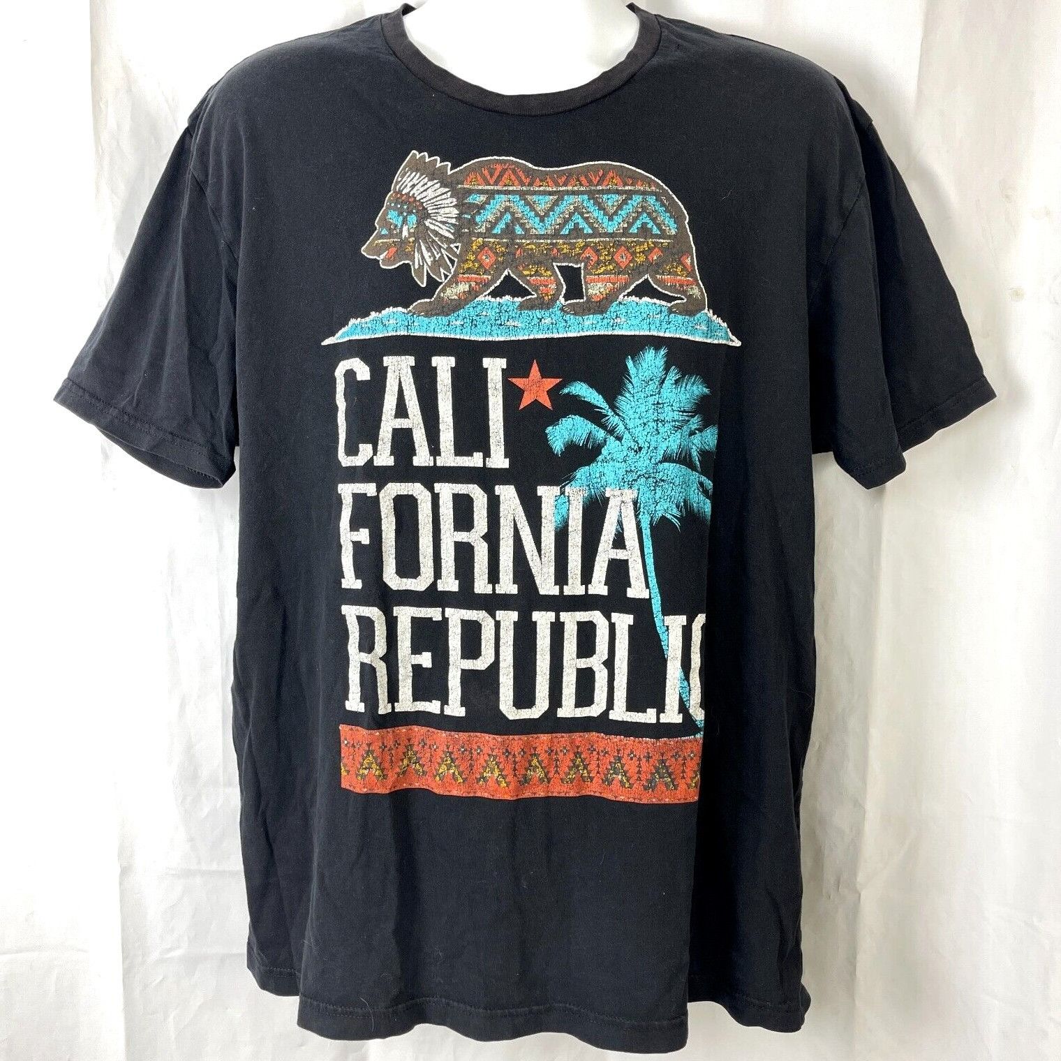 Riot Society Riot Society California Republic Mens T-Shirt size Large Bea Size US XL / EU 56 / 4 - 2 Thumbnail