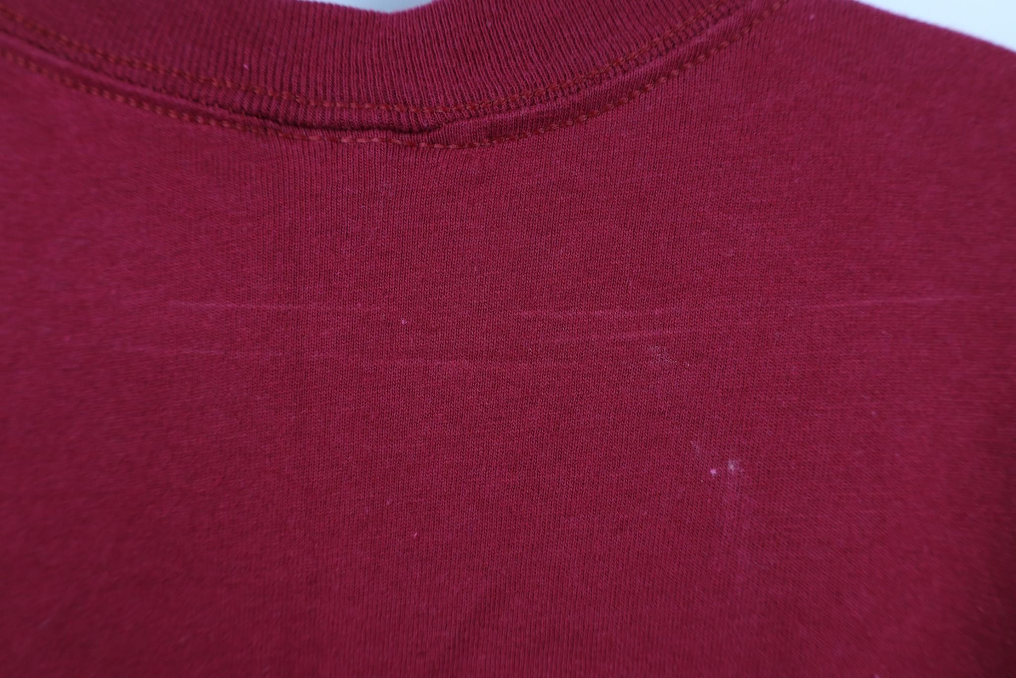 Vintage Vintage 90s Spell Basketball Short Sleeve T-Shirt Red Cotton Size US S / EU 44-46 / 1 - 10 Thumbnail