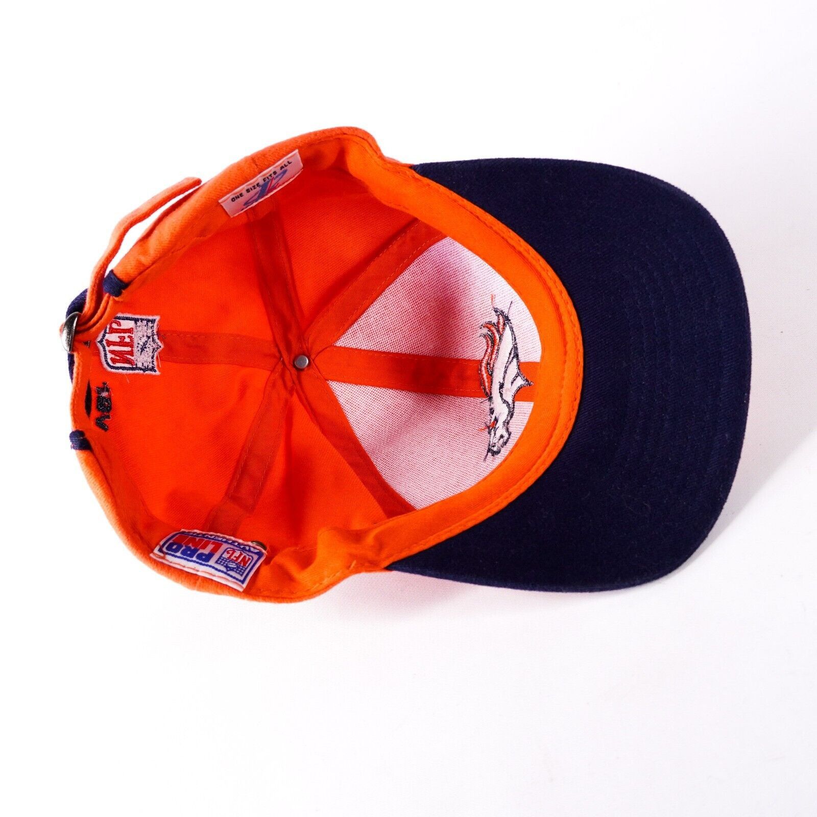 NFL Proline Denver Broncos NFL Football Baseball Hat Cap Orange Size ONE SIZE - 6 Thumbnail