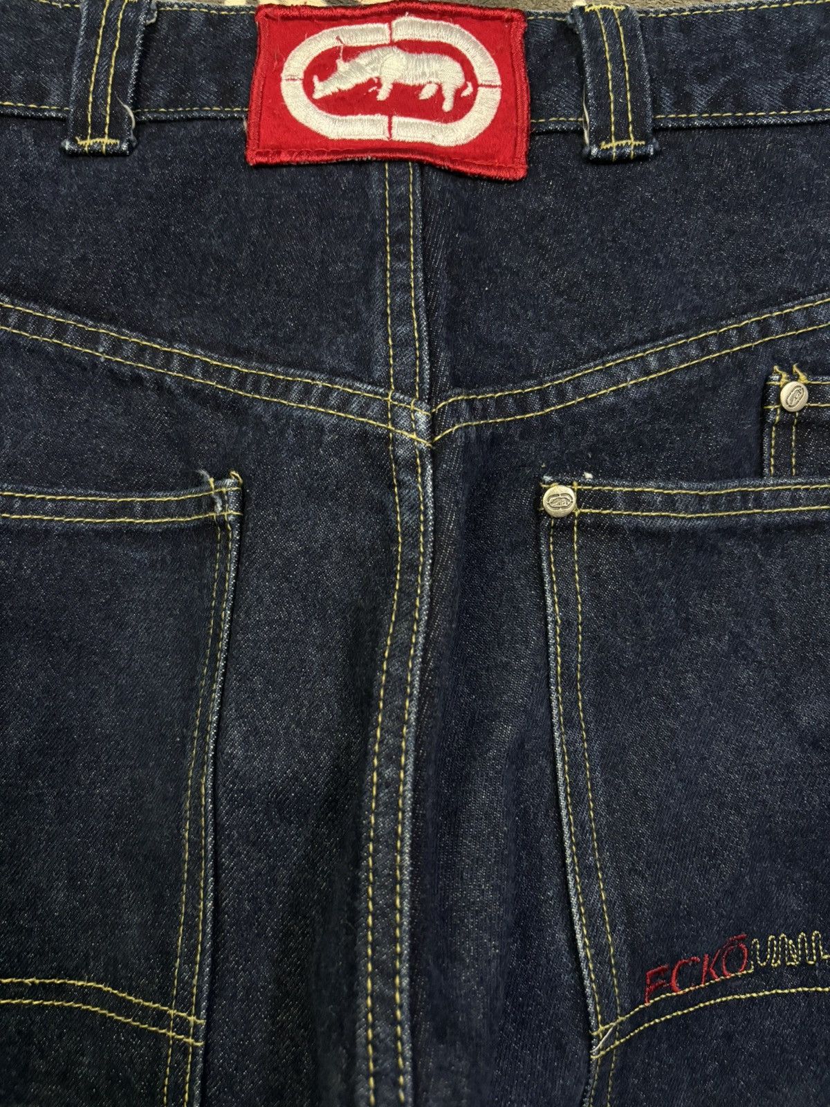 Ecko Unltd. Vintage Ecko Unltd Embroidered Logo Baggy Carpenter Jeans Size US 34 / EU 50 - 13 Thumbnail