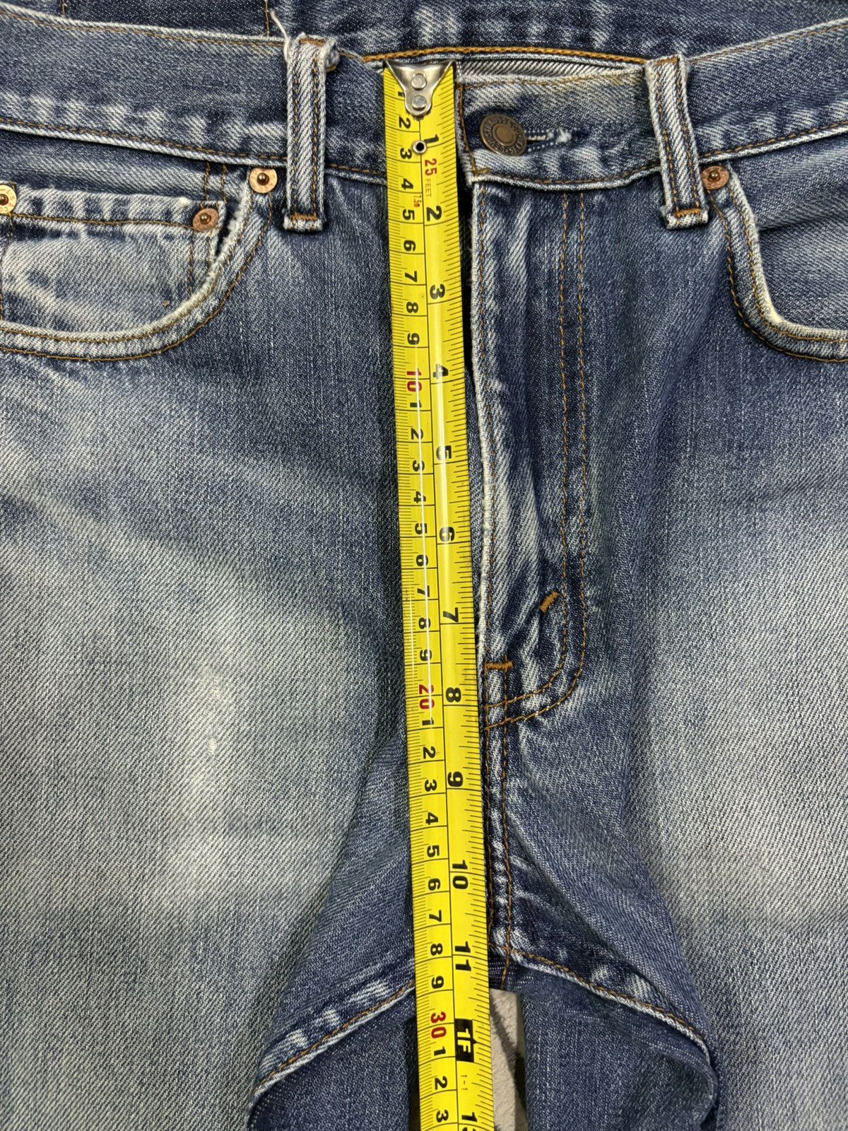 Levi's Vintage 90s Levis 505 Blue Wash Regular Fit Distressed Jeans Size US 29 - 19 Thumbnail