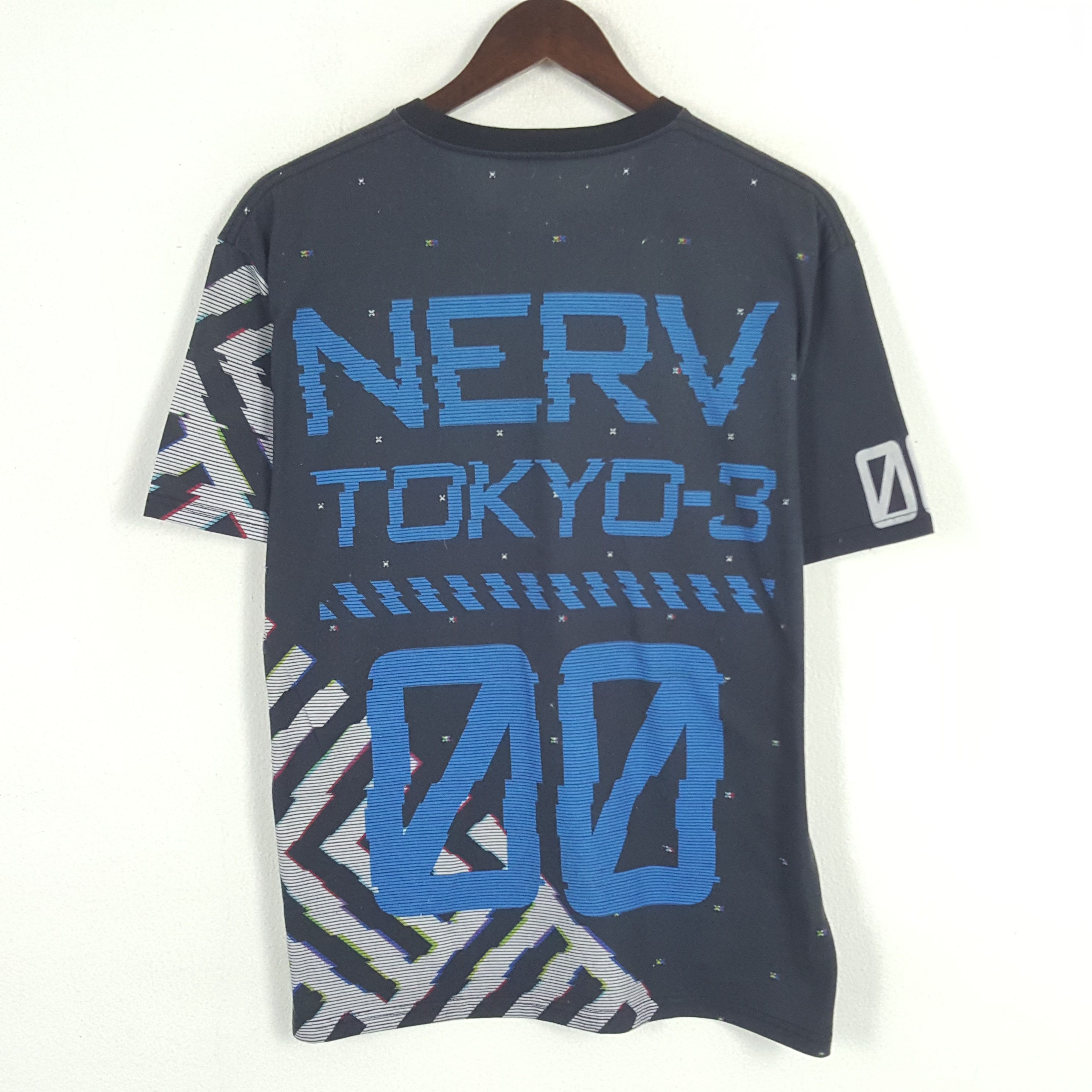 Anime × Japanese Brand × Vintage Vintage Nerv Tokyo-3 00 Anima Japan Tshirt Size US L / EU 52-54 / 3 - 1 Thumbnail