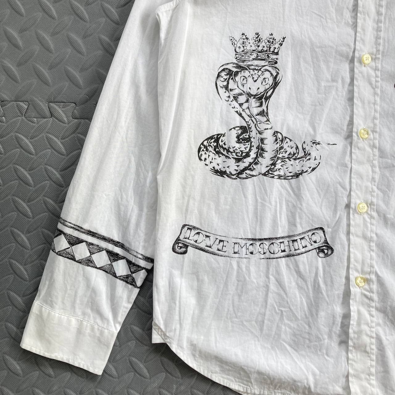Moschino Tattoo Print Buttoned Shirt Size US S / EU 44-46 / 1 - 5 Thumbnail