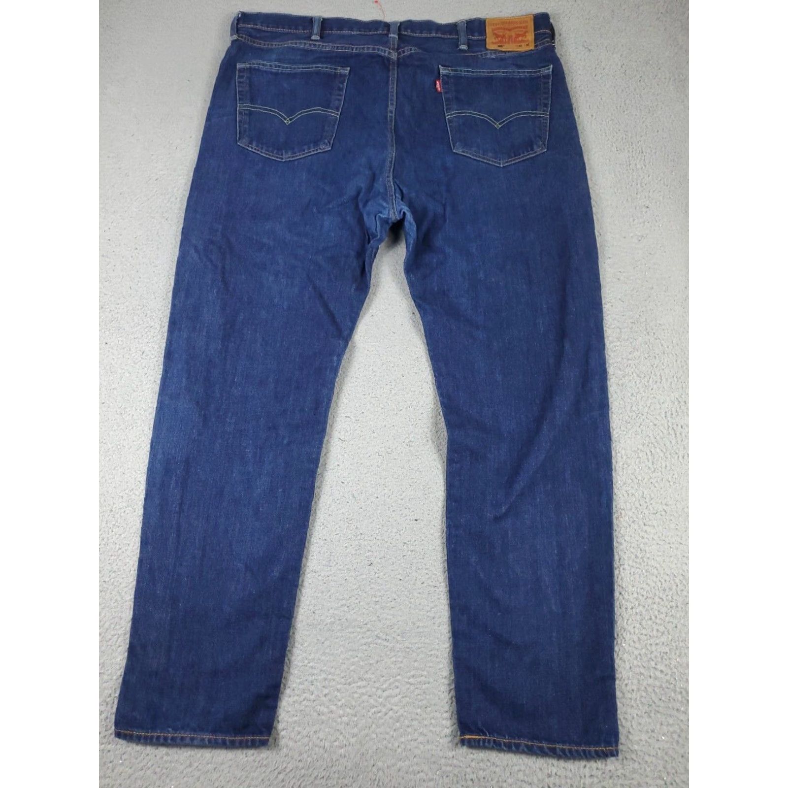 Levi's Levis Mens 505 Straight Leg Jeans 42x32 Blue Extra Large Casual Denim Pants Size US 42 / EU 58 - 6 Thumbnail