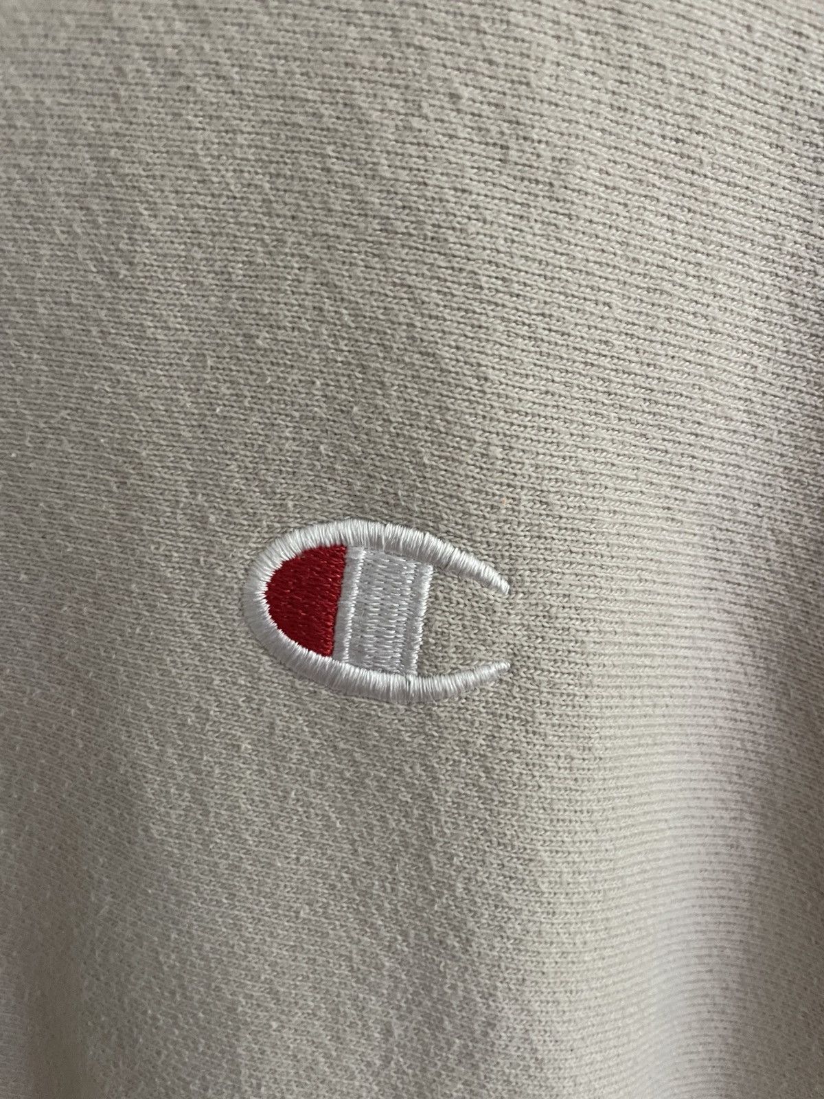 Champion Cream Reverse Weave Champion Crewneck Size US L / EU 52-54 / 3 - 4 Thumbnail