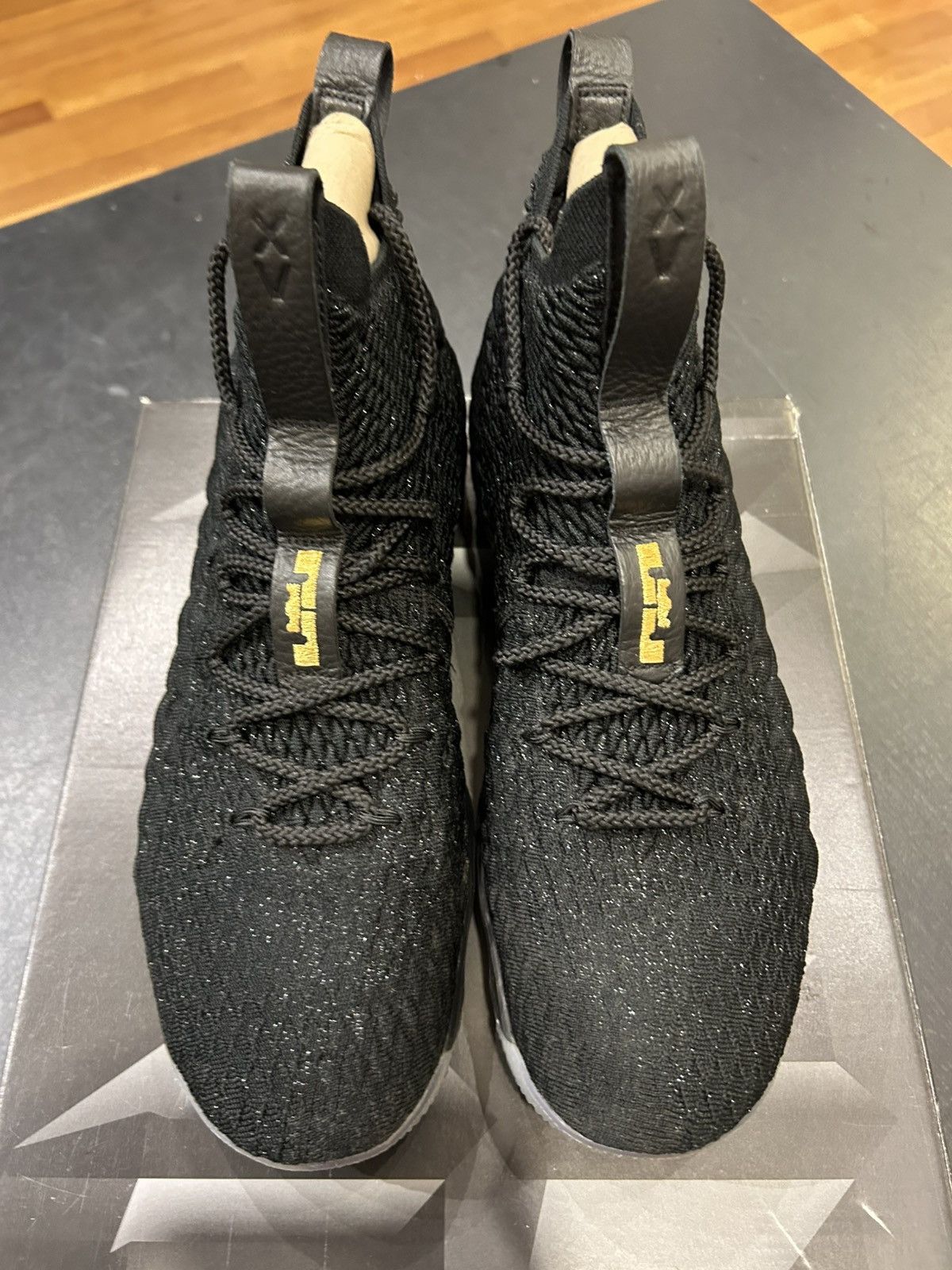 Nike Nike Lebron 15 ‘Black Gold’ Size US 11 / EU 44 - 4 Thumbnail
