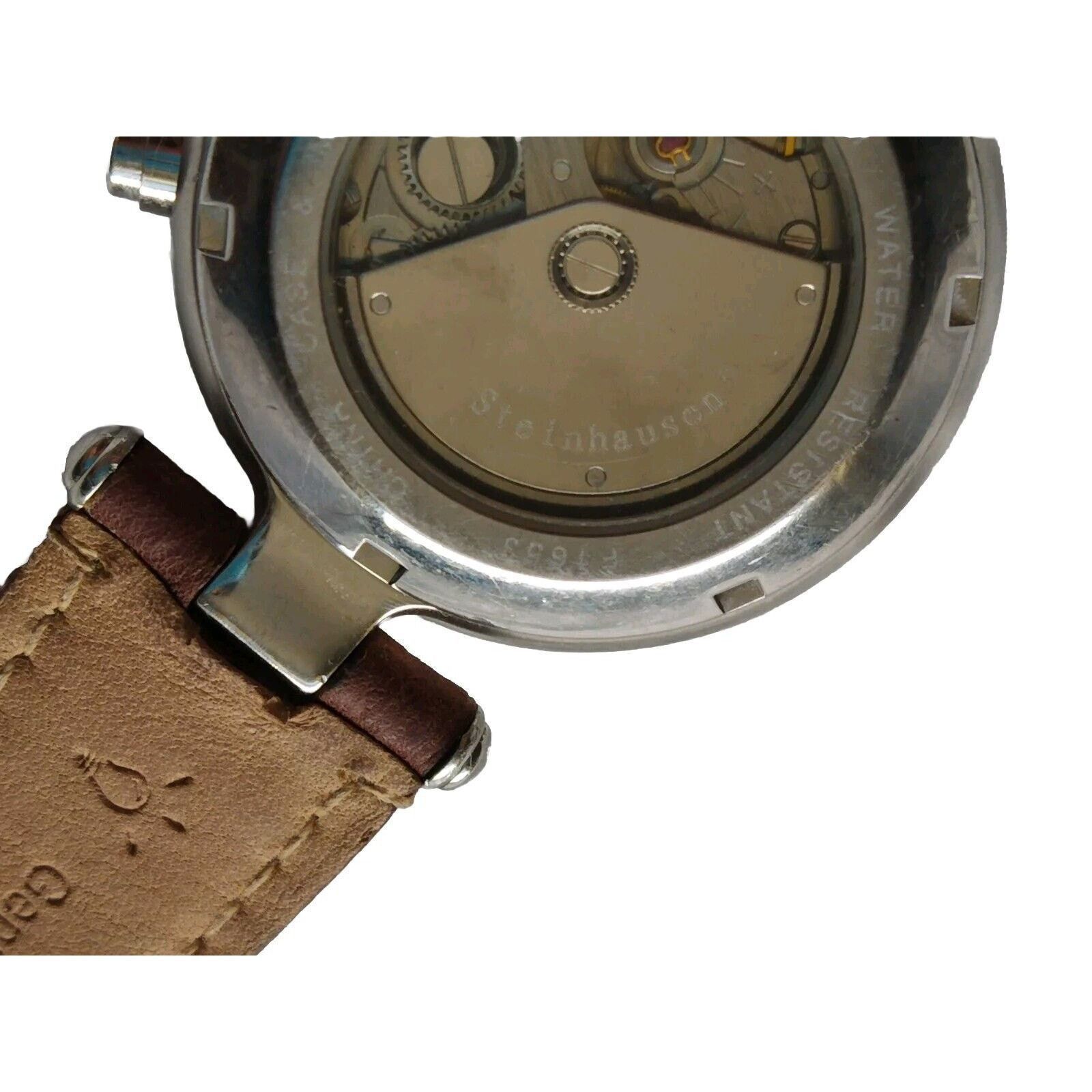 The Unbranded Brand Mens Steinhausen Automatic Wrist Watch F1653 Chronograph Size ONE SIZE - 8 Thumbnail
