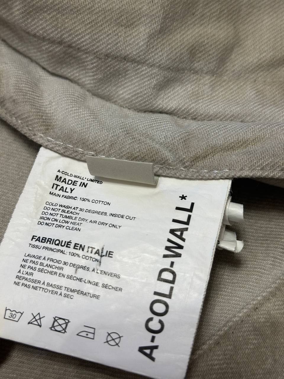 A-COLD-WALL* A-COLD-WALL Men's Grey and Tan Jacket Size US L / EU 52-54 / 3 - 3 Thumbnail