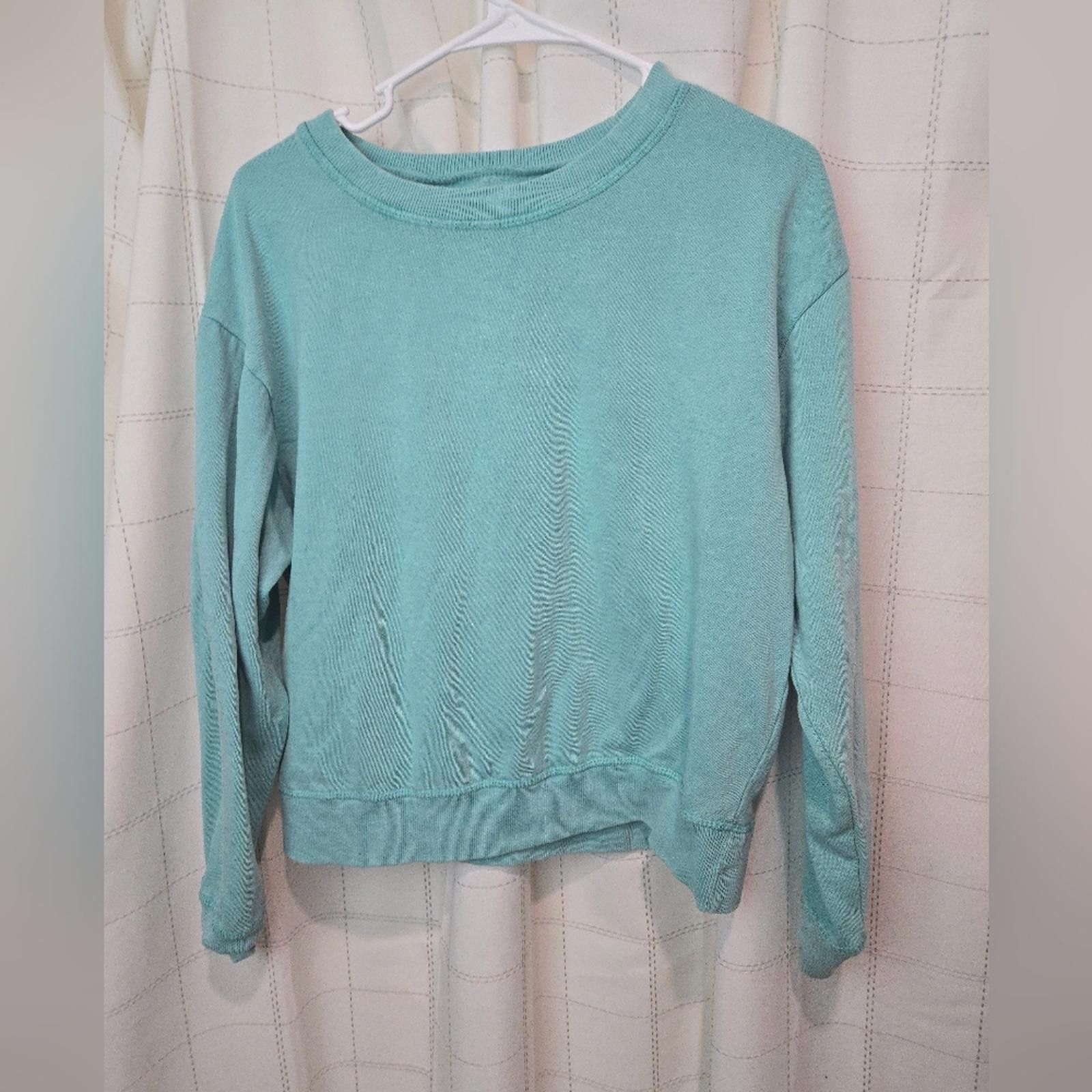 Harley Davidson Teal Sweatshirt Size XL / US 12-14 / IT 48-50 - 1 Thumbnail