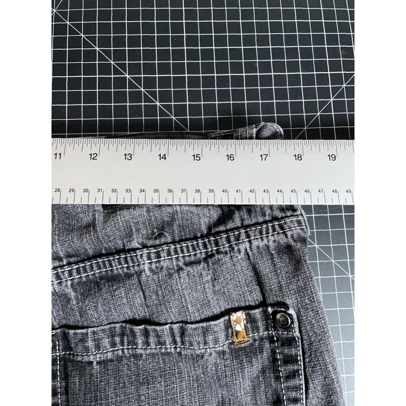 VINTAGE Southpole Jeans Baggy Fit Mens 35 x 31 Gray Denim 100% Cotton Zip Fly Hip Hop Style 90s Mens