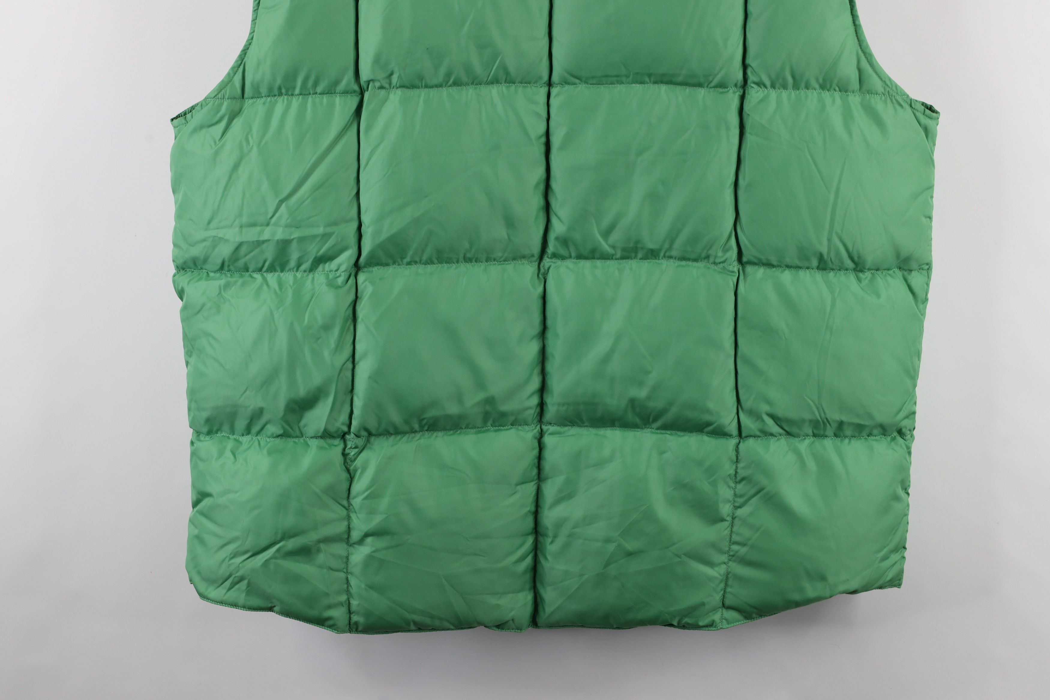 Lands' End × Vintage Vintage 90s Lands End Down Fill Puffer Vest Jacket Green Size US XL / EU 56 / 4 - 16 Thumbnail