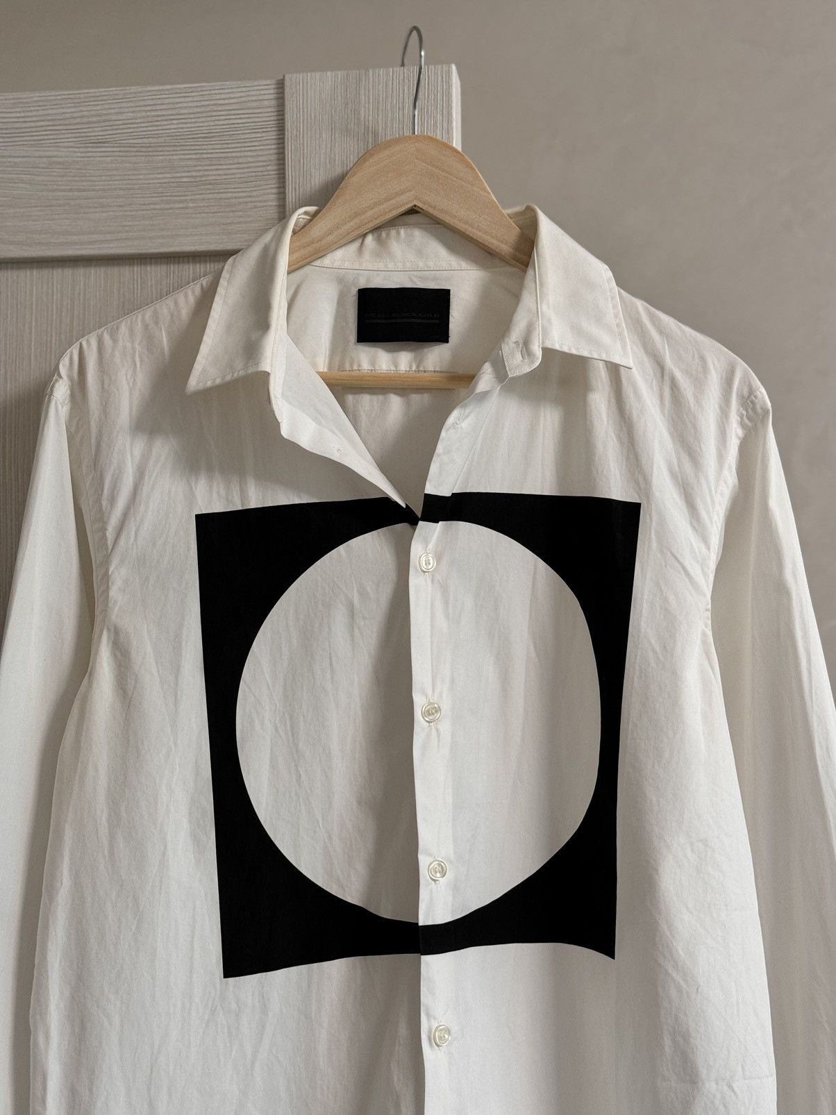 Diesel Rare! Diesel Black Gold Checkered Button Vintage Size US M / EU 48-50 / 2 - 5 Thumbnail