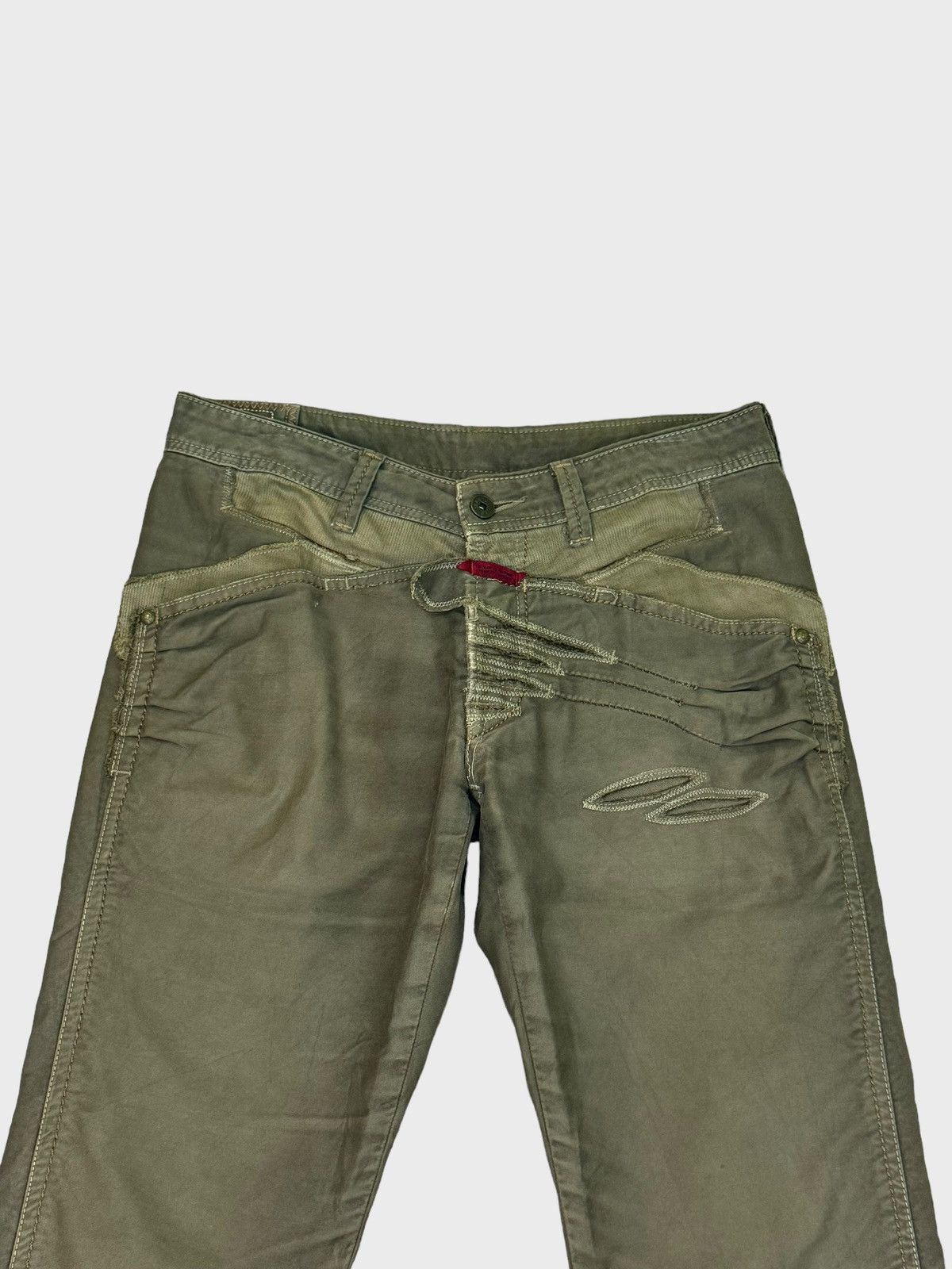 Marithe + Francois Girbaud × Vintage MARITHE FRANCOIS GIRBAUD RARE DESIGN PANTS Size US 29 - 3 Thumbnail