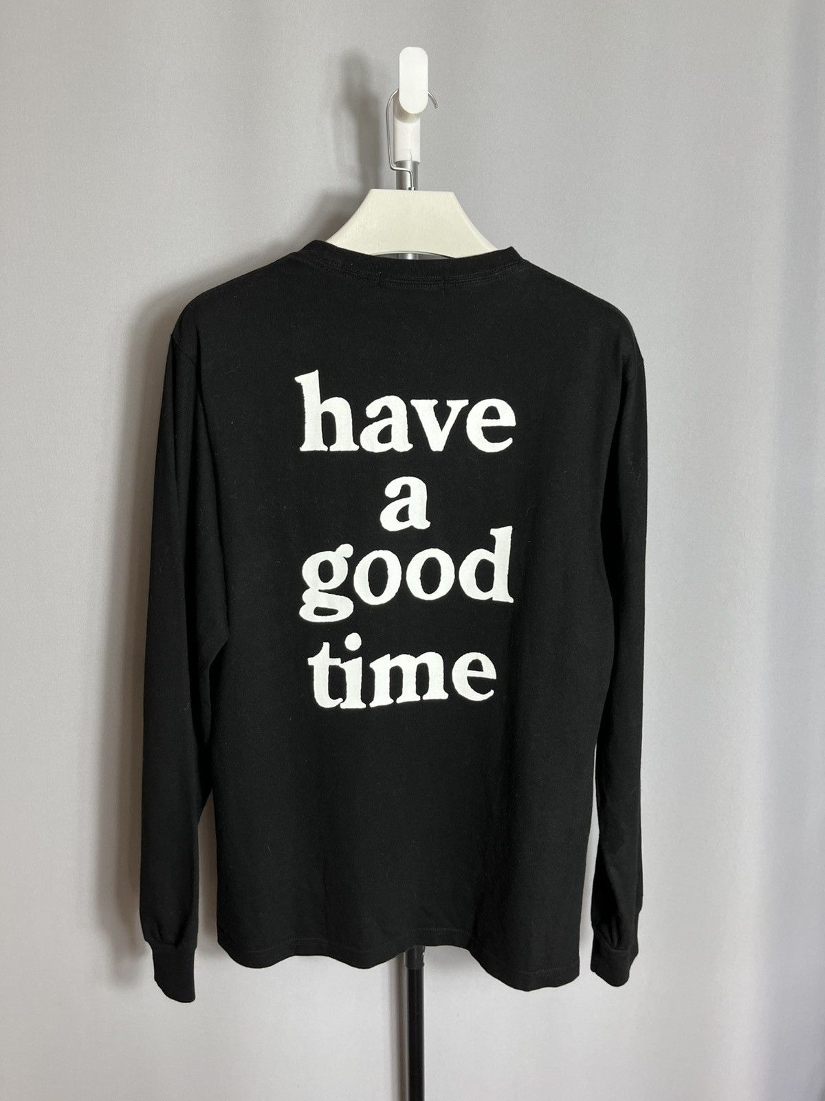 Have A Good Time Have a good time t-shirt mens black cotton long sleeve Size US L / EU 52-54 / 3 - 1 Thumbnail