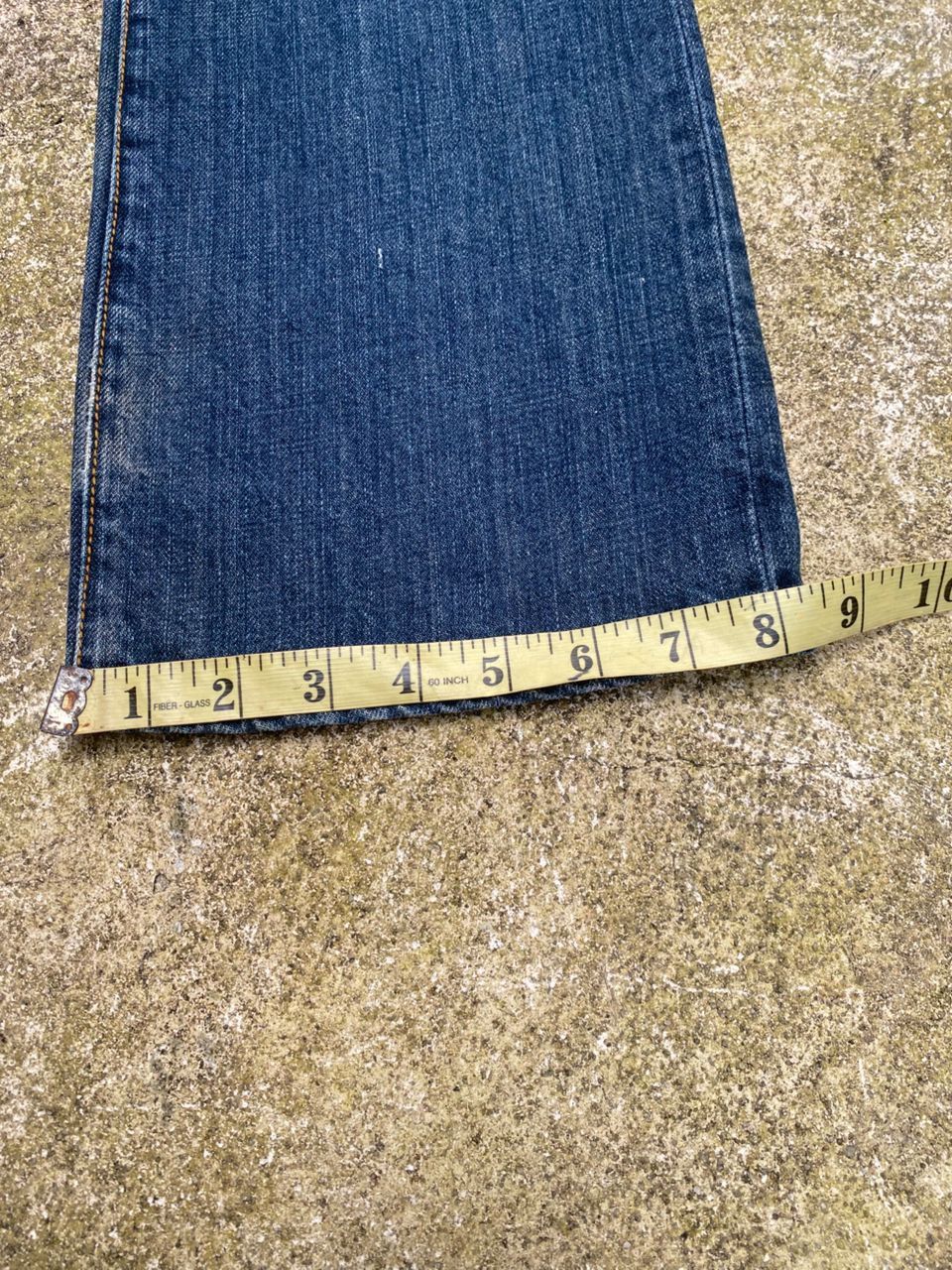 Purple Brand Vintage Purple & Yellow Distressed Denim Size US 32 / EU 48 - 9 Thumbnail