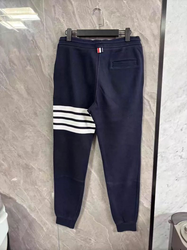 Thom Browne Thom Browne size2 Navy blue cotton herringbone woven sports Size US 26 / EU 42 - 5 Thumbnail