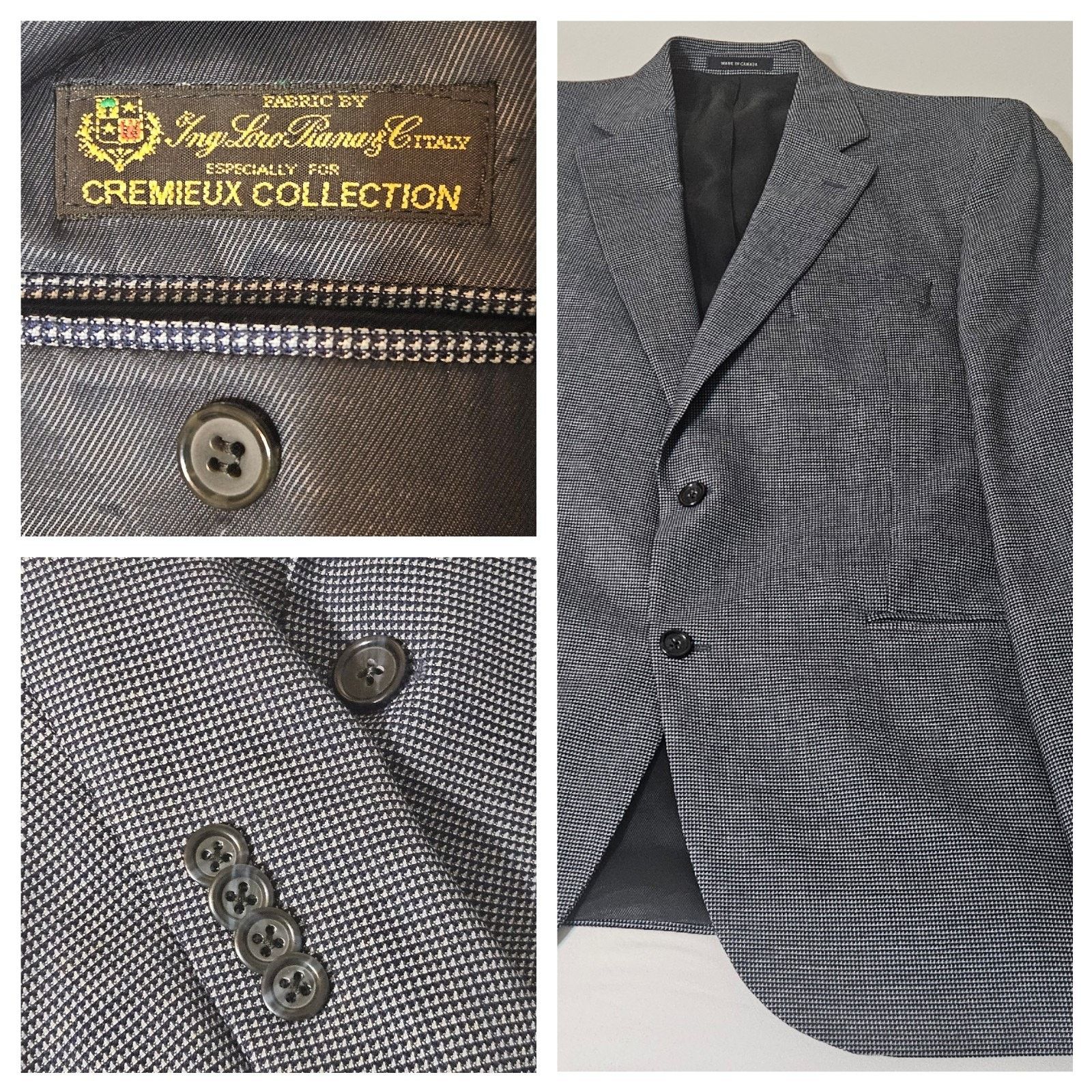 Daniel Cremieux Ing Loro Piana Cremieux Men’s Wool Sport Coat Blazer 42R Size 42R - 1 Thumbnail