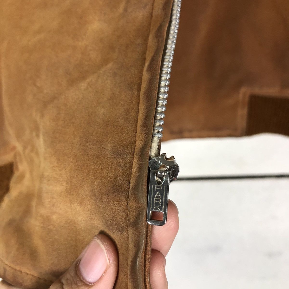 Japanese Brand 🔥Vintage Hi Suede Zipper Bomber Jacket Inspire Issey Miyake Size US L / EU 52-54 / 3 - 16 Thumbnail