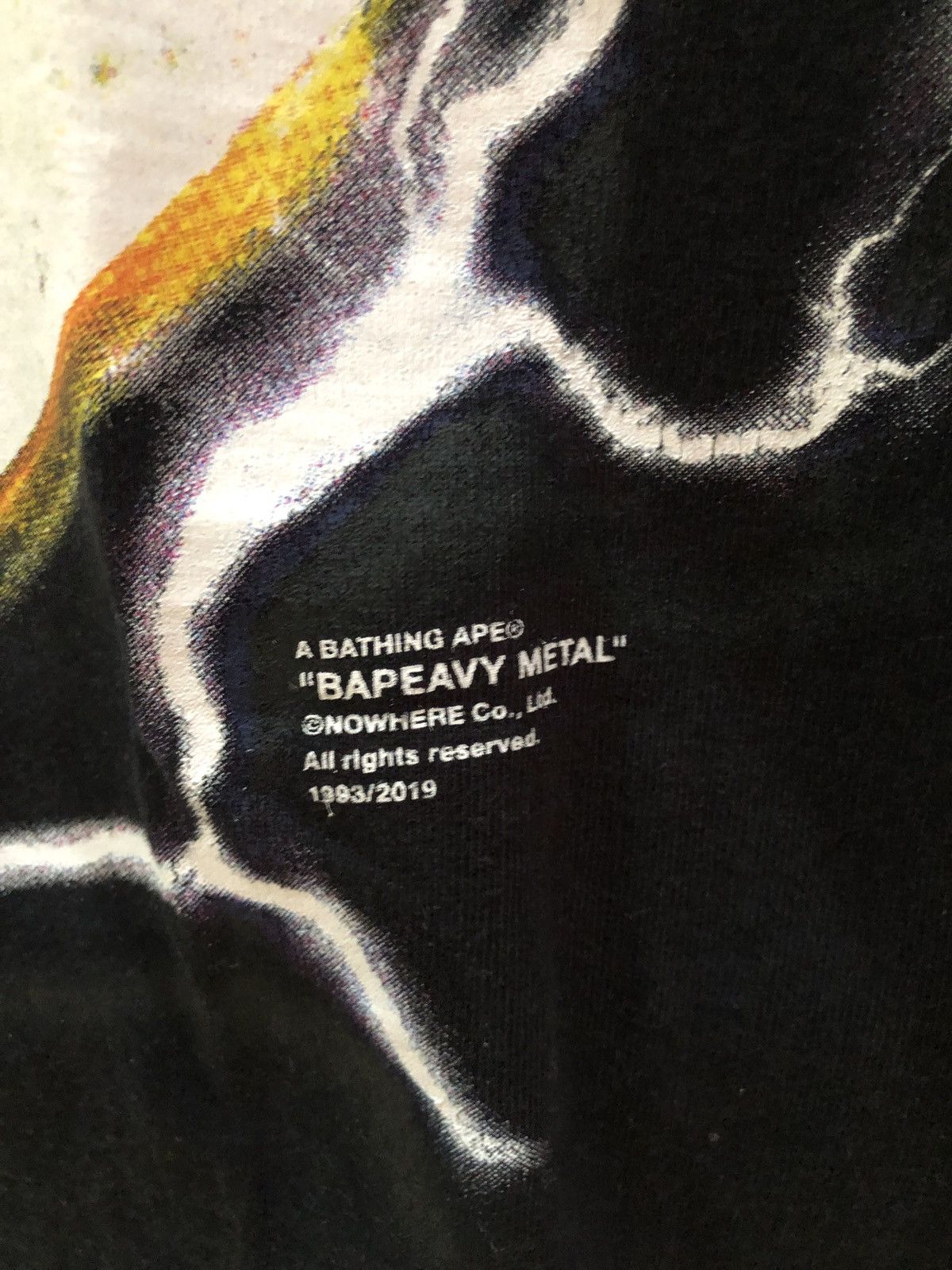 Bape BAPE Bapeavy Metal Tee Size US L / EU 52-54 / 3 - 3 Thumbnail