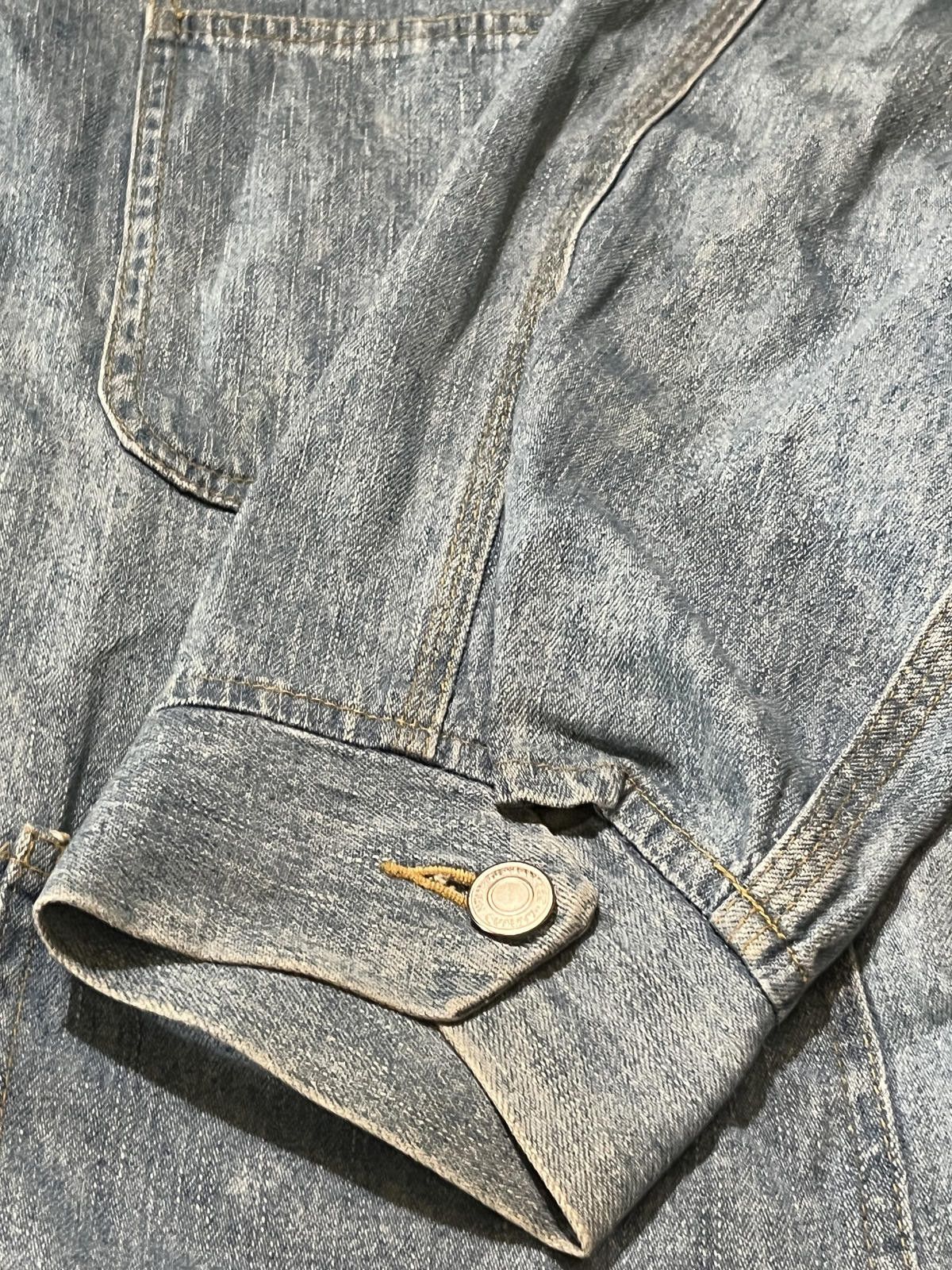 Designer Men's USA Vintage Denim Jacket Light Wash L/XL Size US M / EU 48-50 / 2 - 3 Thumbnail