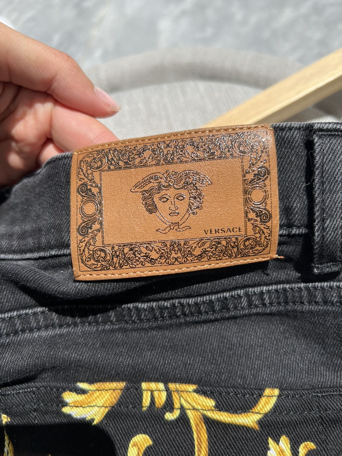 Versace Versace Jeans with Gold Detailing Size 31 Size US 31 - 10 Thumbnail