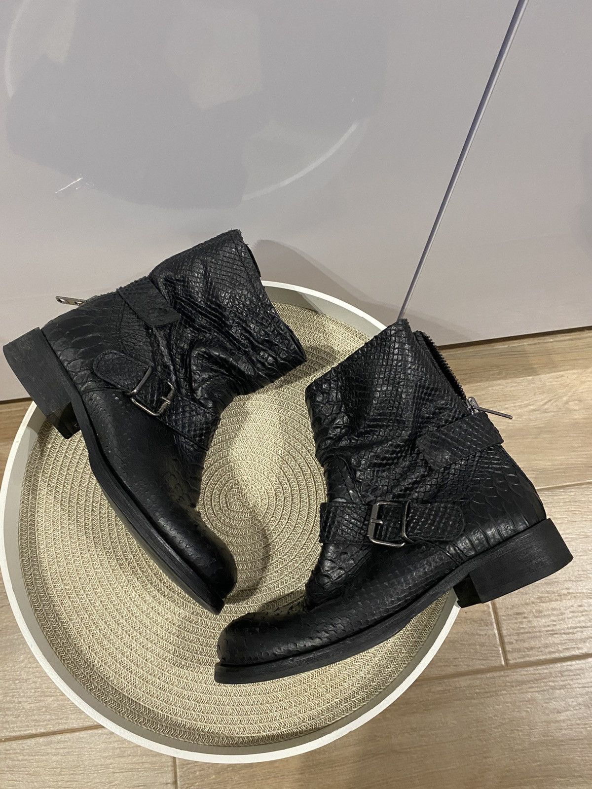 Billi Bi Billi Bi Phyton Style As98 Studded Engineered Boots Size: 36 Size US 6 / IT 36 - 2 Thumbnail