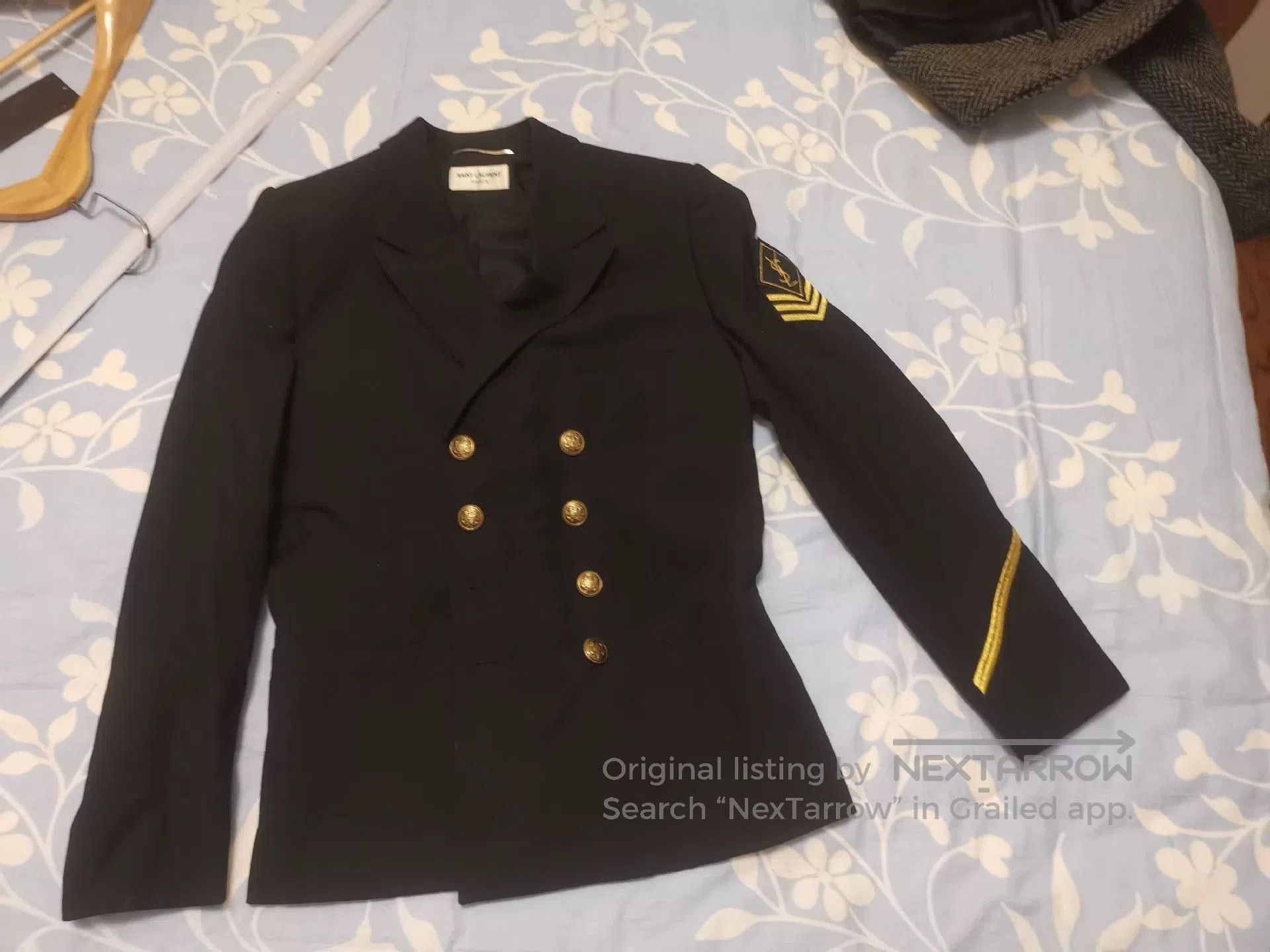 Saint Laurent Paris Saint Laurent Black Double-Breasted Blazer. Size US S / EU 44-46 / 1 - 1 Thumbnail